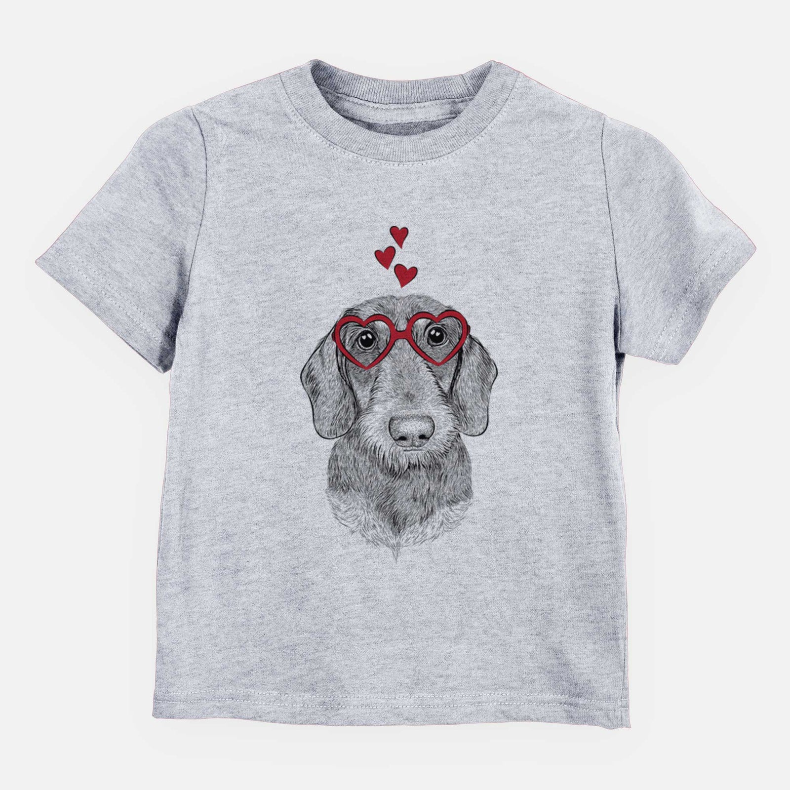 Valentine Truman the Wirehaired Dachshund - Kids/Youth/Toddler Shirt