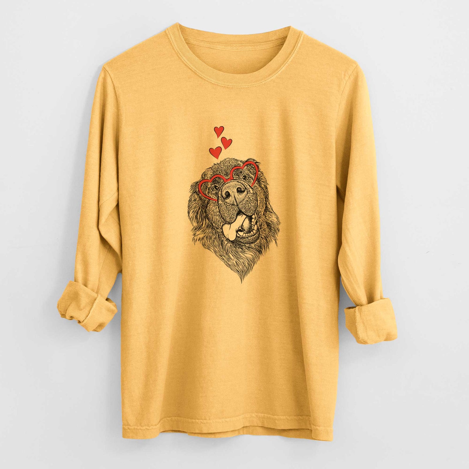 Valentine Tuna the Newfoundland - Heavyweight 100% Cotton Long Sleeve