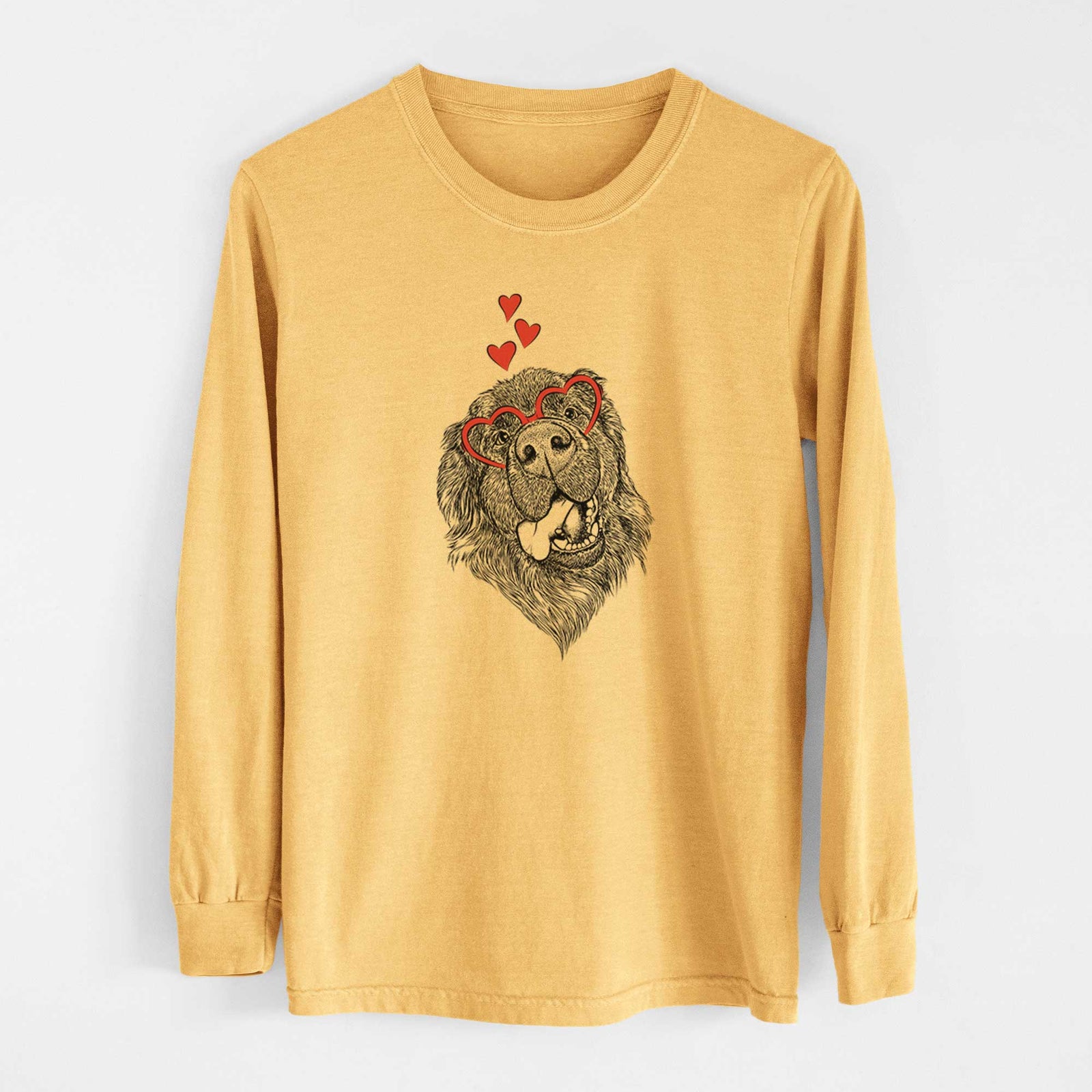 Valentine Tuna the Newfoundland - Heavyweight 100% Cotton Long Sleeve