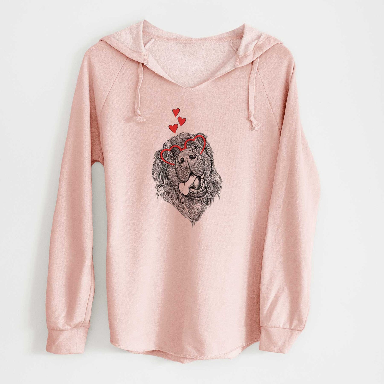 Valentine Tuna the Newfoundland - Cali Wave Hooded Sweatshirt