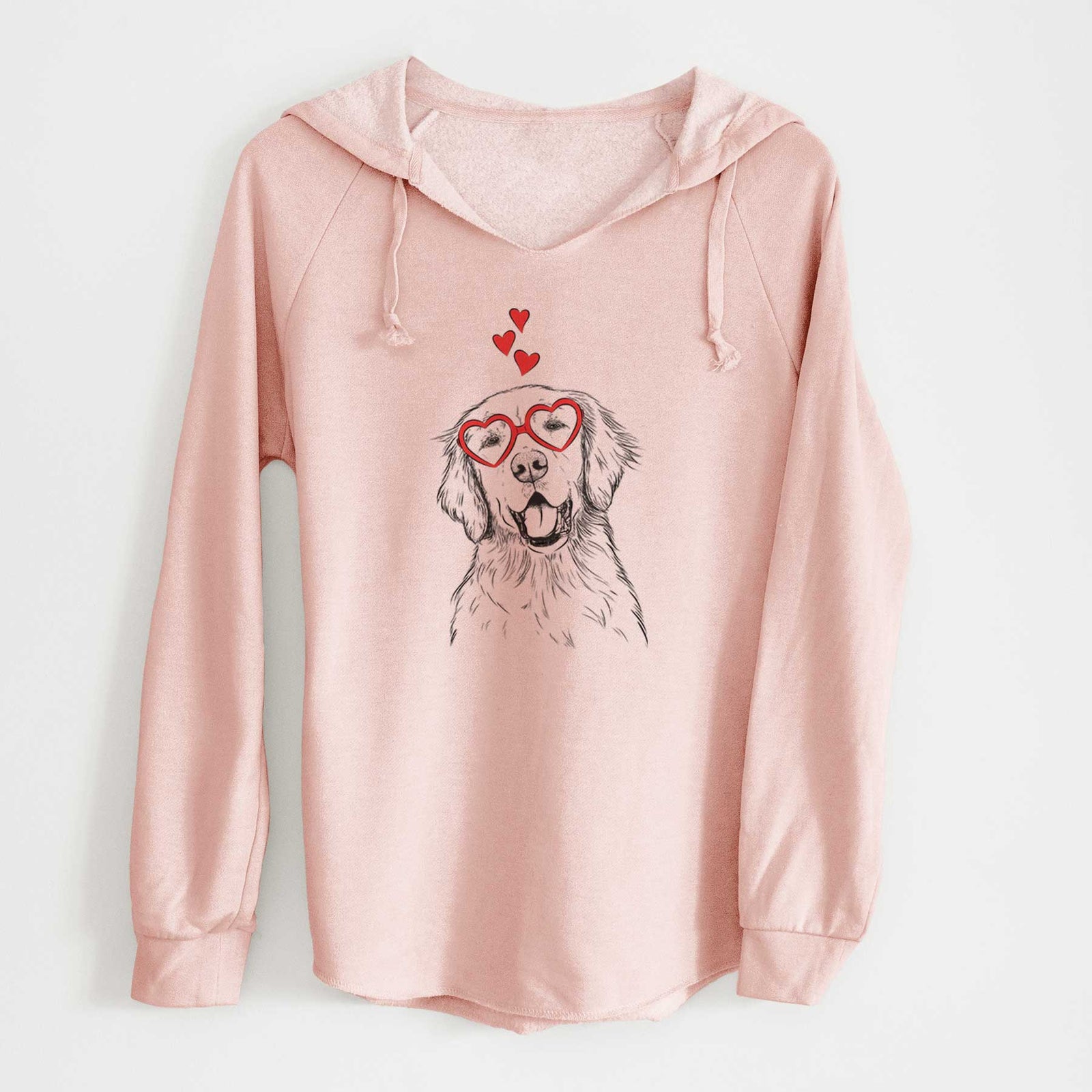 Valentine Wallace the Golden Retriever - Cali Wave Hooded Sweatshirt