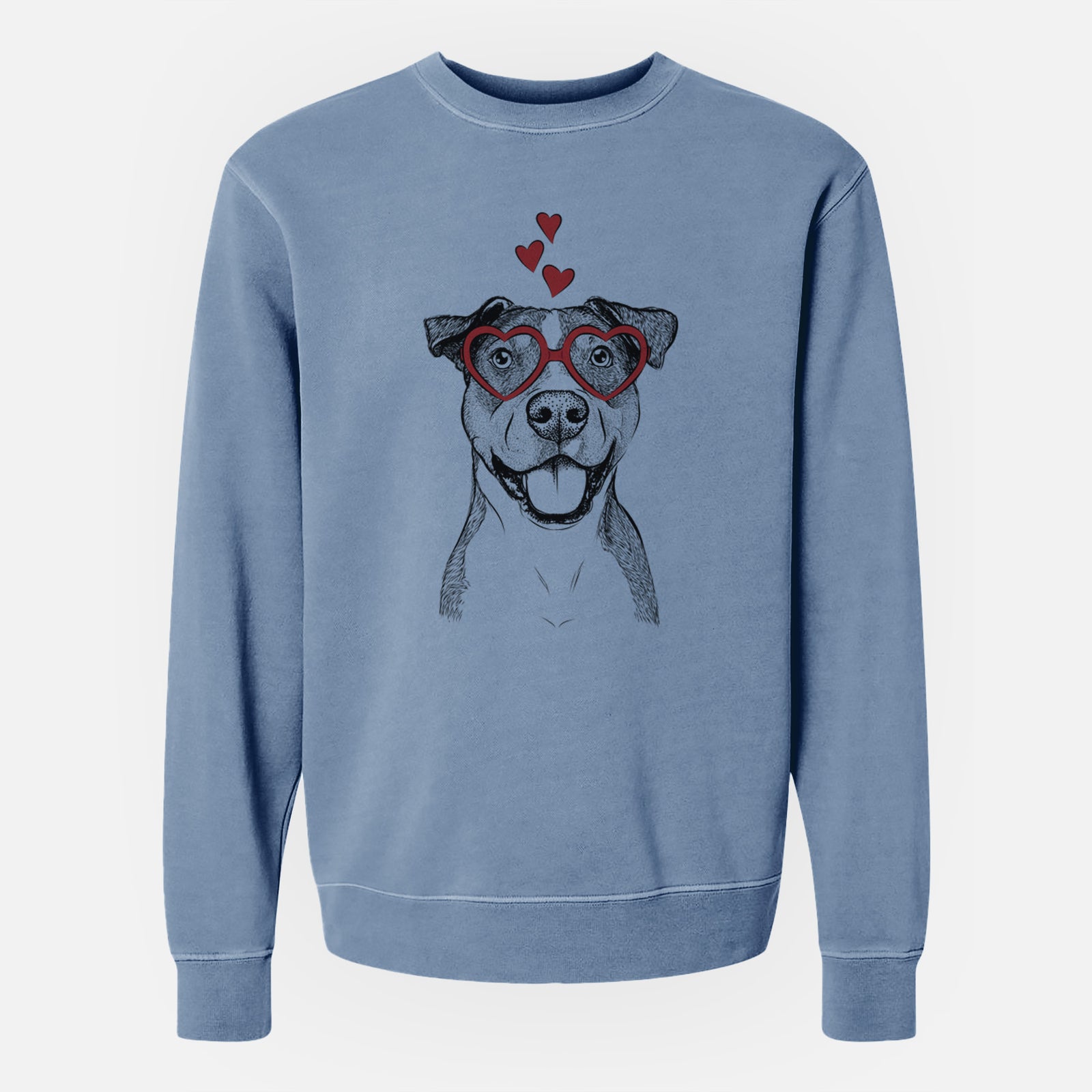 Valentine Wendy the Mixed Breed - Unisex Pigment Dyed Crew Sweatshirt