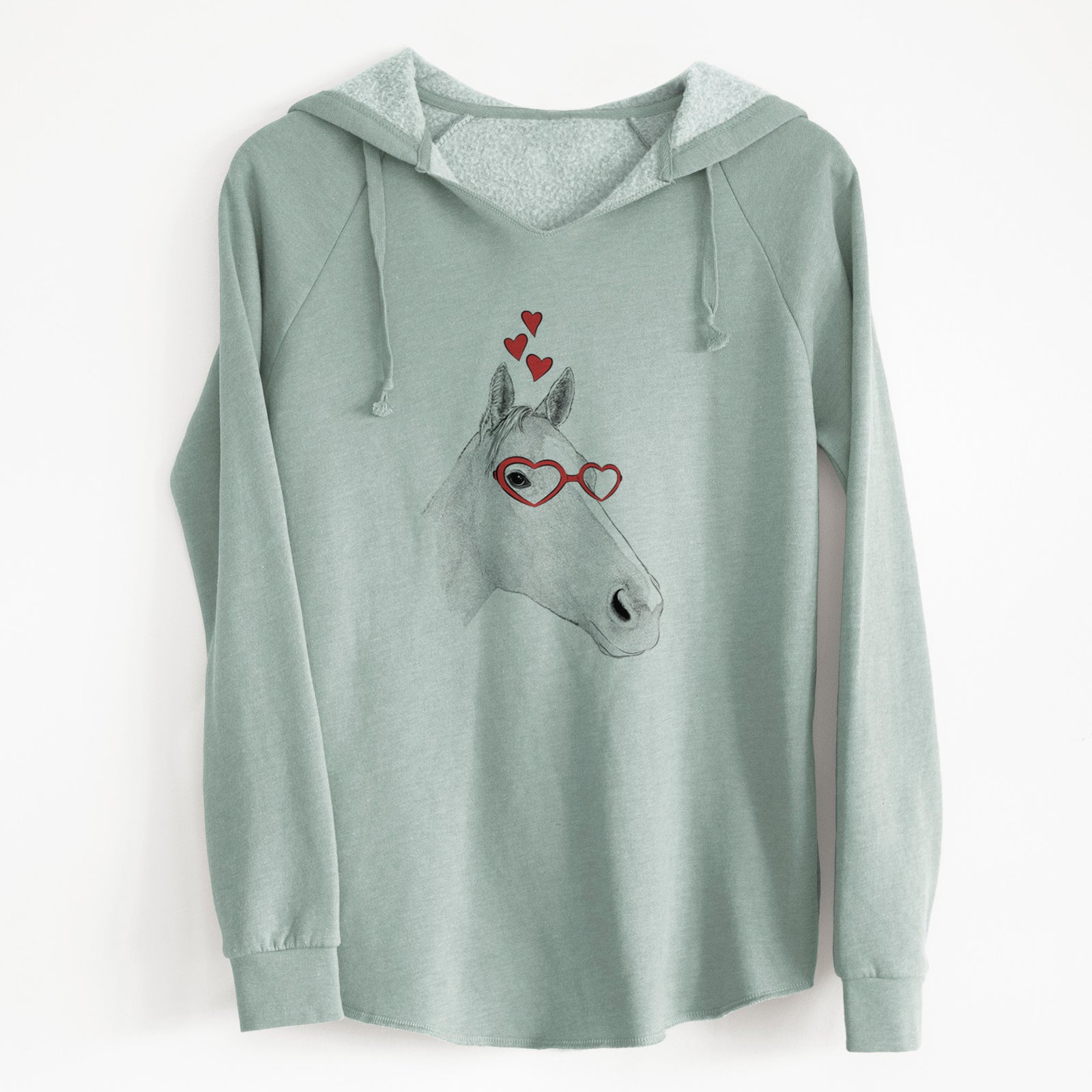 Valentine Westley the Horse - Cali Wave Hooded Sweatshirt