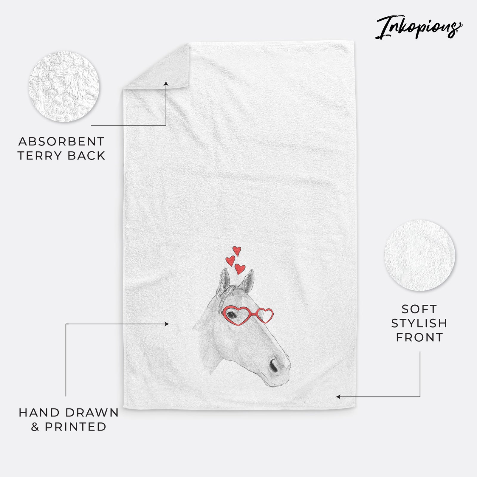 Westley the Horse Decorative Hand Towel