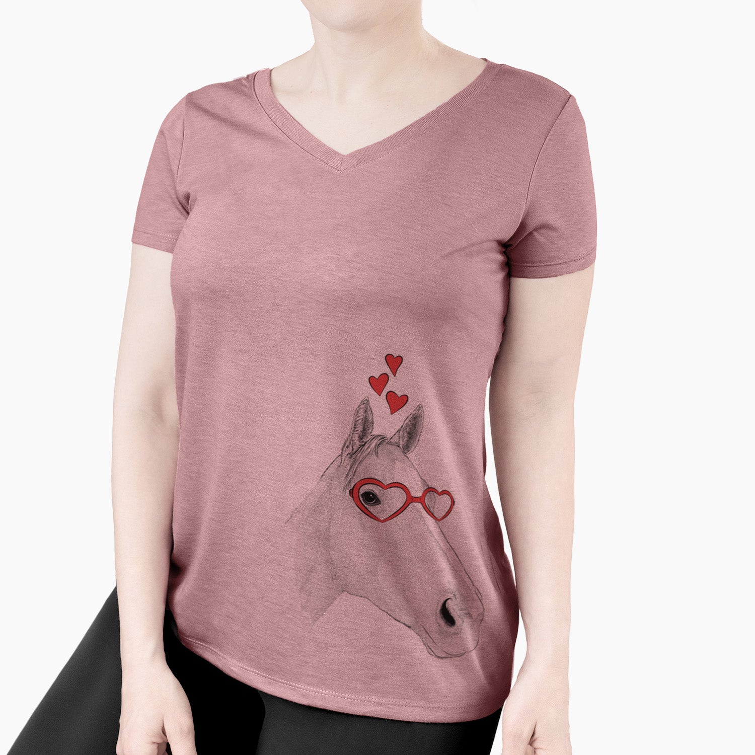 Valentine Westley the Horse - Women's Perfect V-neck Shirt