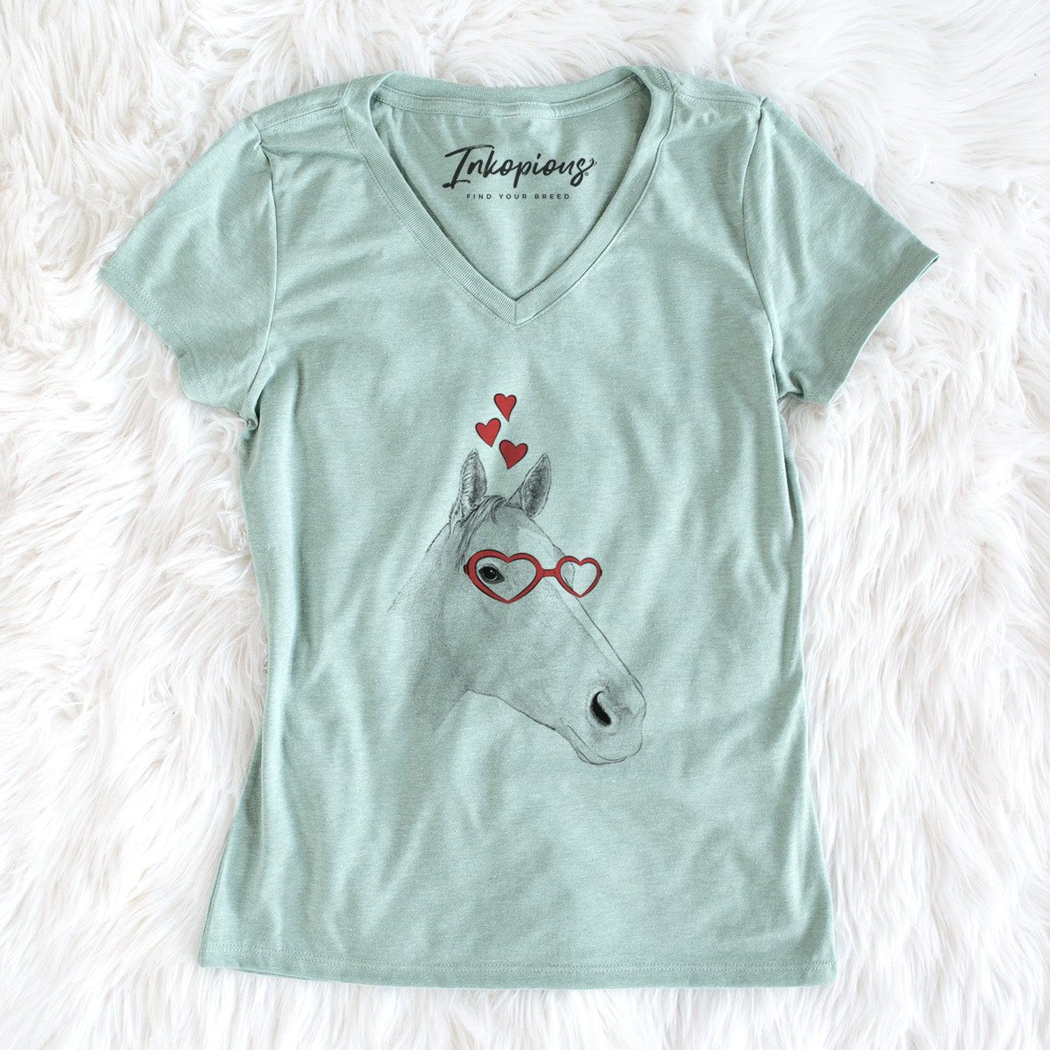 Valentine Westley the Horse - Women's Perfect V-neck Shirt