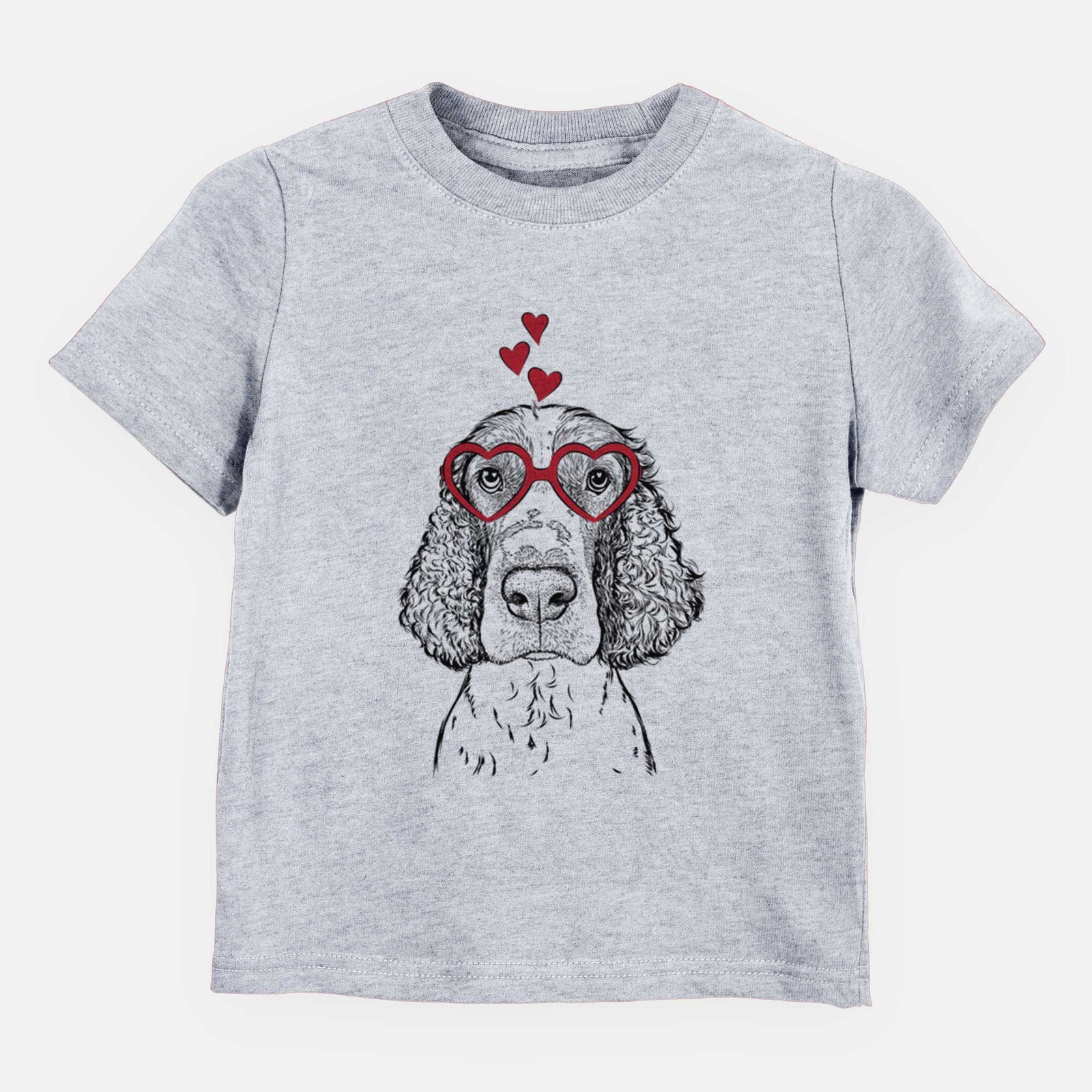 Valentine Wilbur the English Springer Spaniel - Kids/Youth/Toddler Shirt