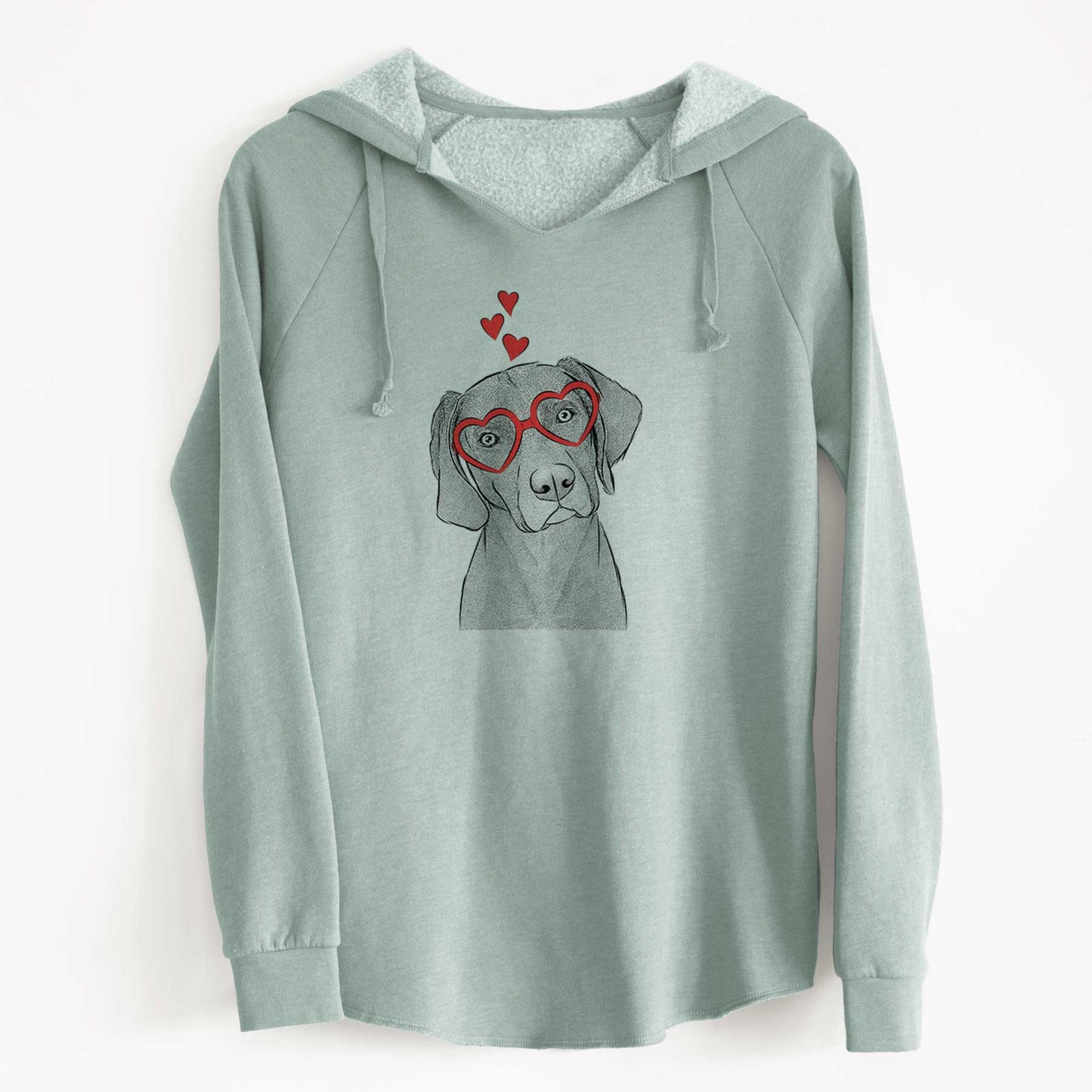 Valentine Willow the Weizsla - Cali Wave Hooded Sweatshirt