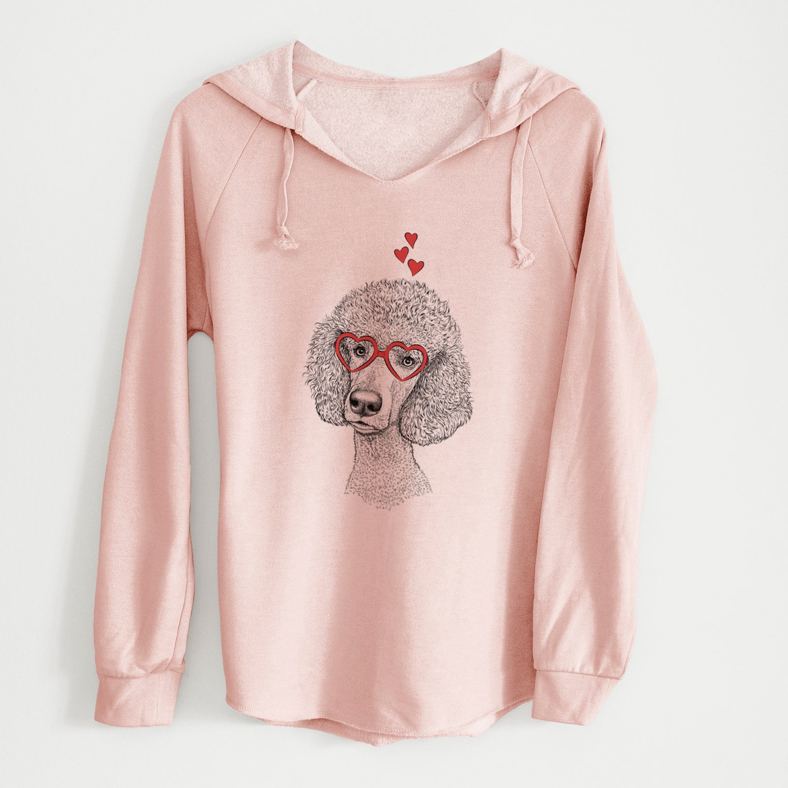 Valentine Yuki the Poodle - Cali Wave Hooded Sweatshirt