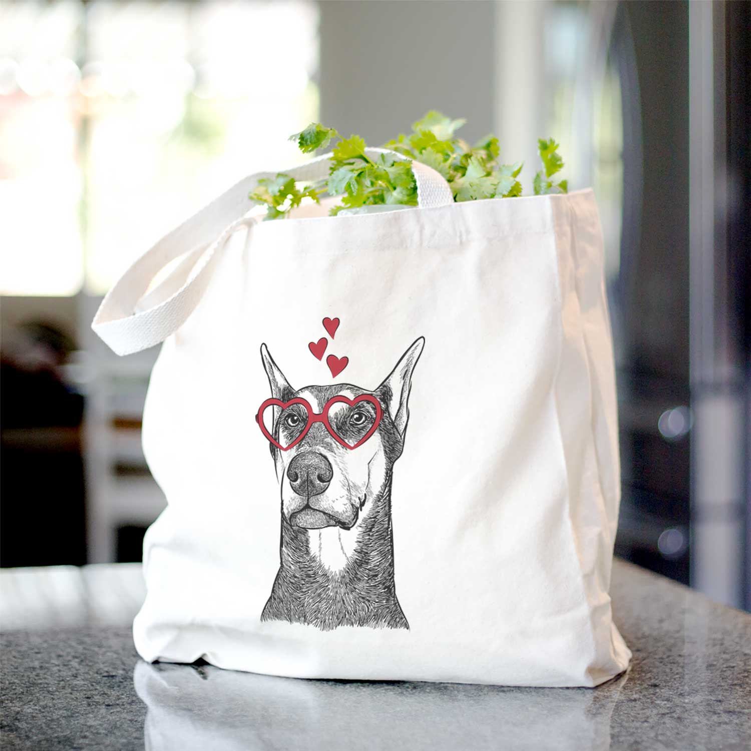 Zeus the Doberman Pinscher - Tote Bag