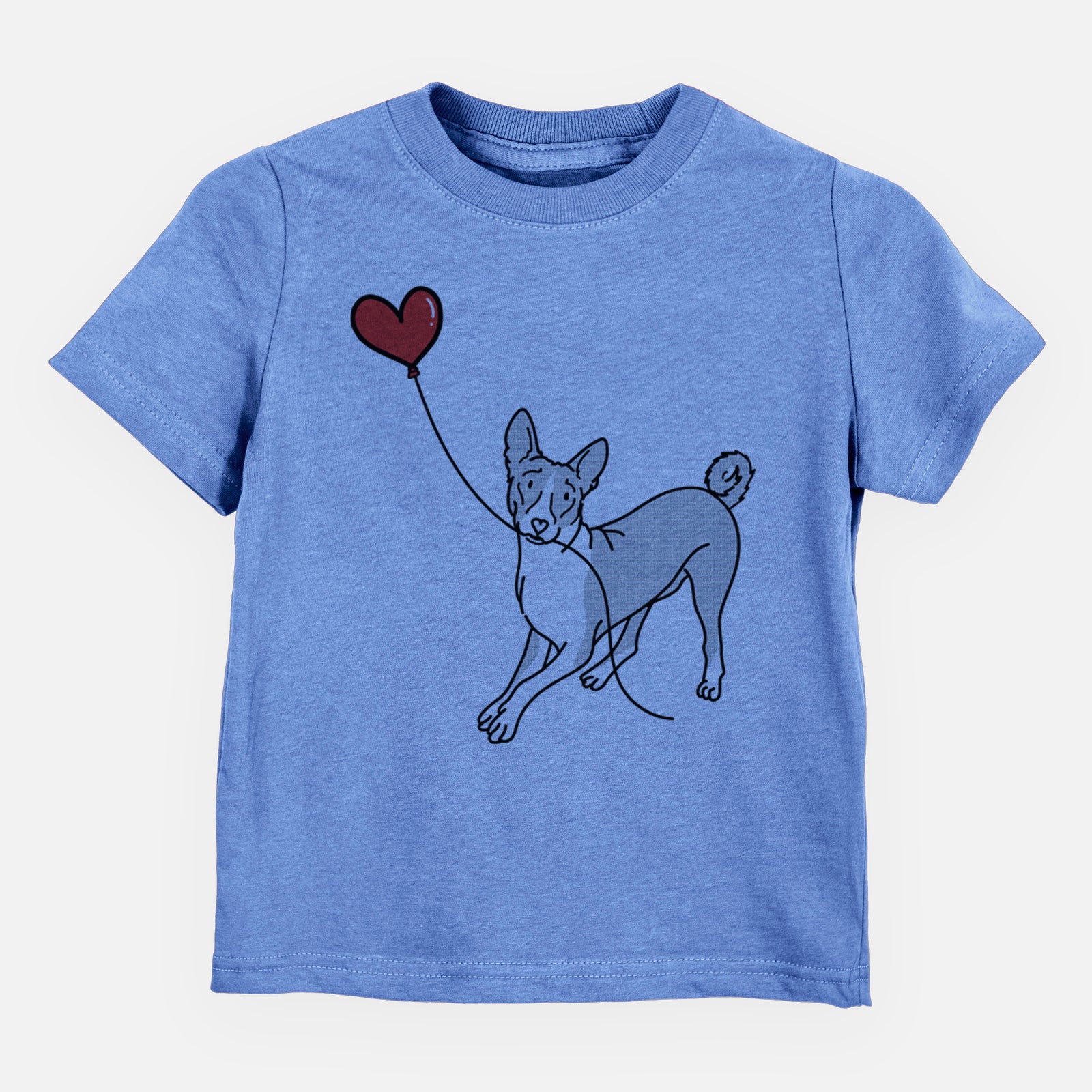 Basenji Heart String - Kids/Youth/Toddler Shirt