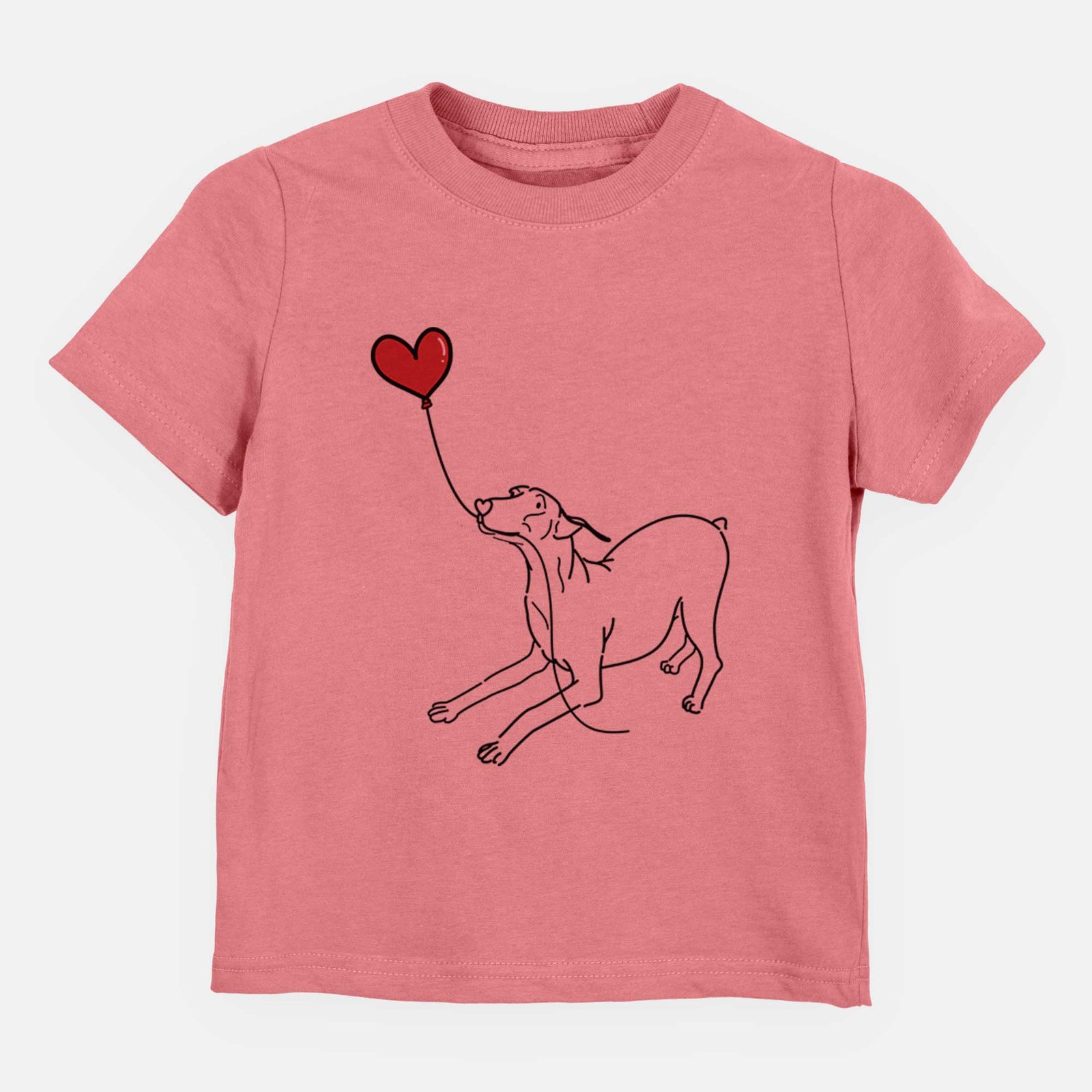 Doberman Pinscher Docked Heart String - Kids/Youth/Toddler Shirt
