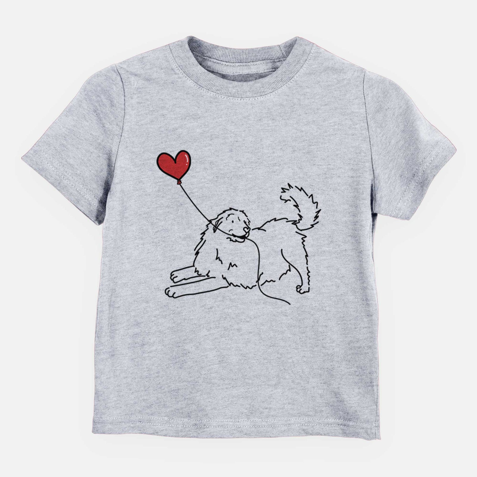 Great Pyrenees Heart String - Kids/Youth/Toddler Shirt