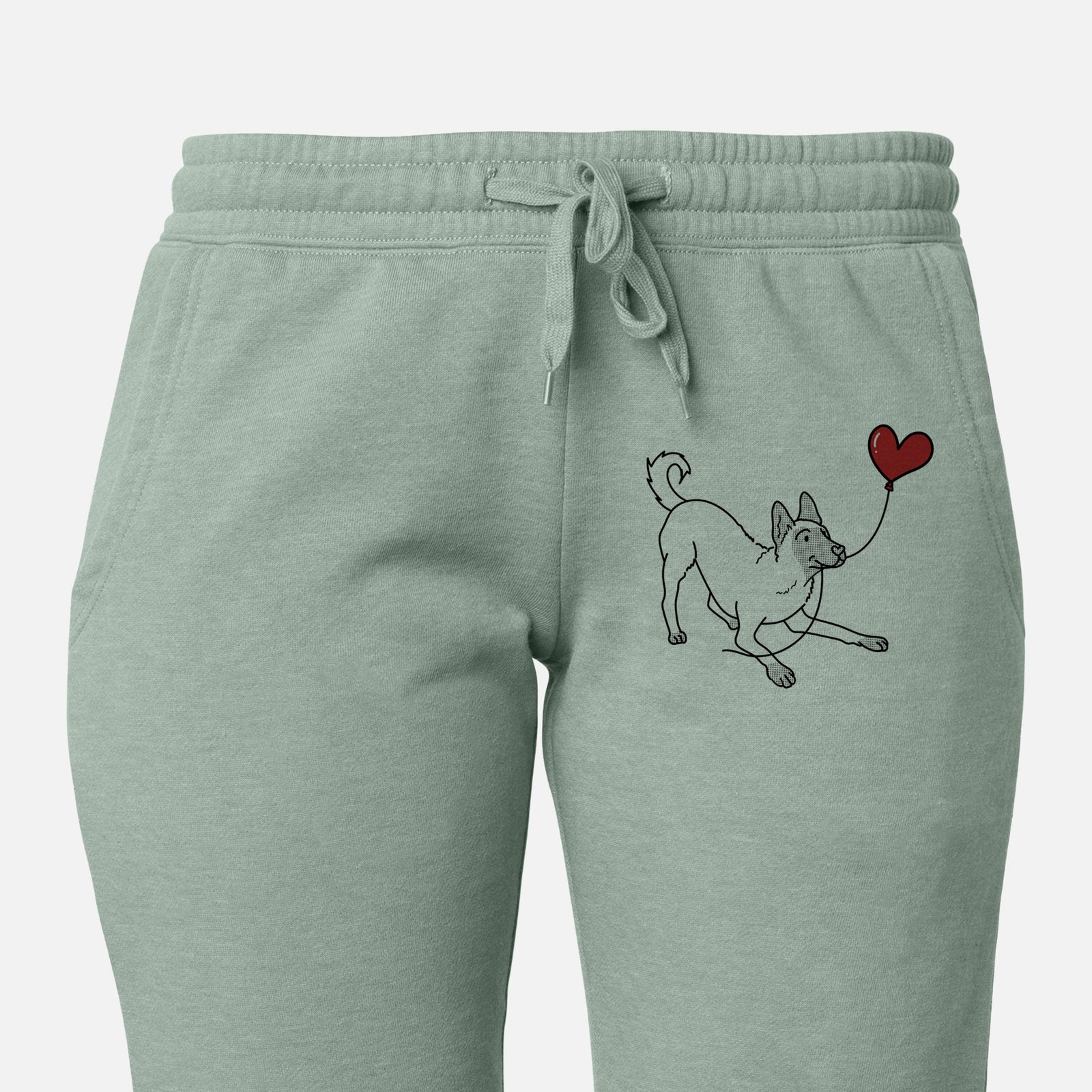 Belgian Malinois Heart String - Women's Cali Wave Joggers
