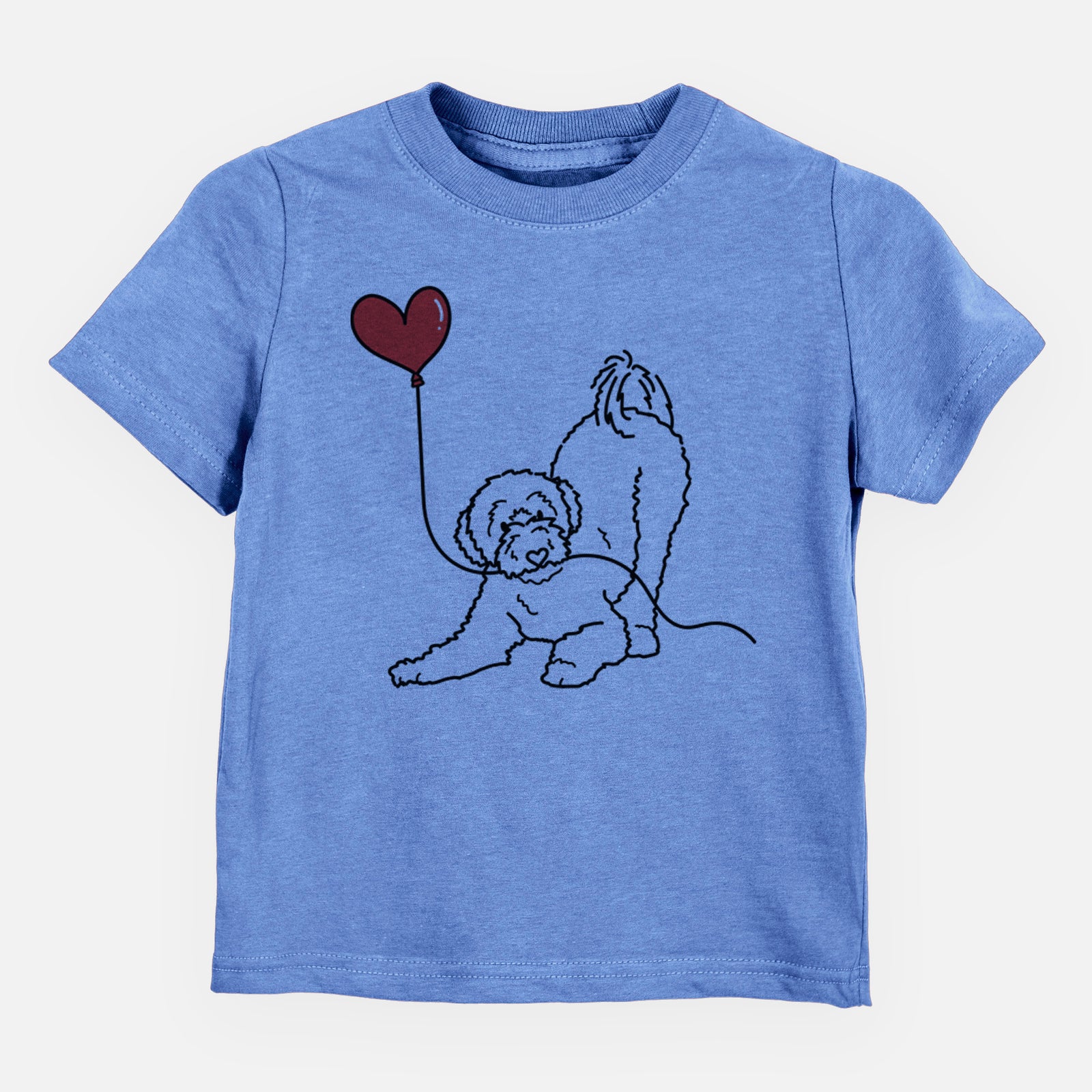 Portuguese Water Dog Heart String - Kids/Youth/Toddler Shirt