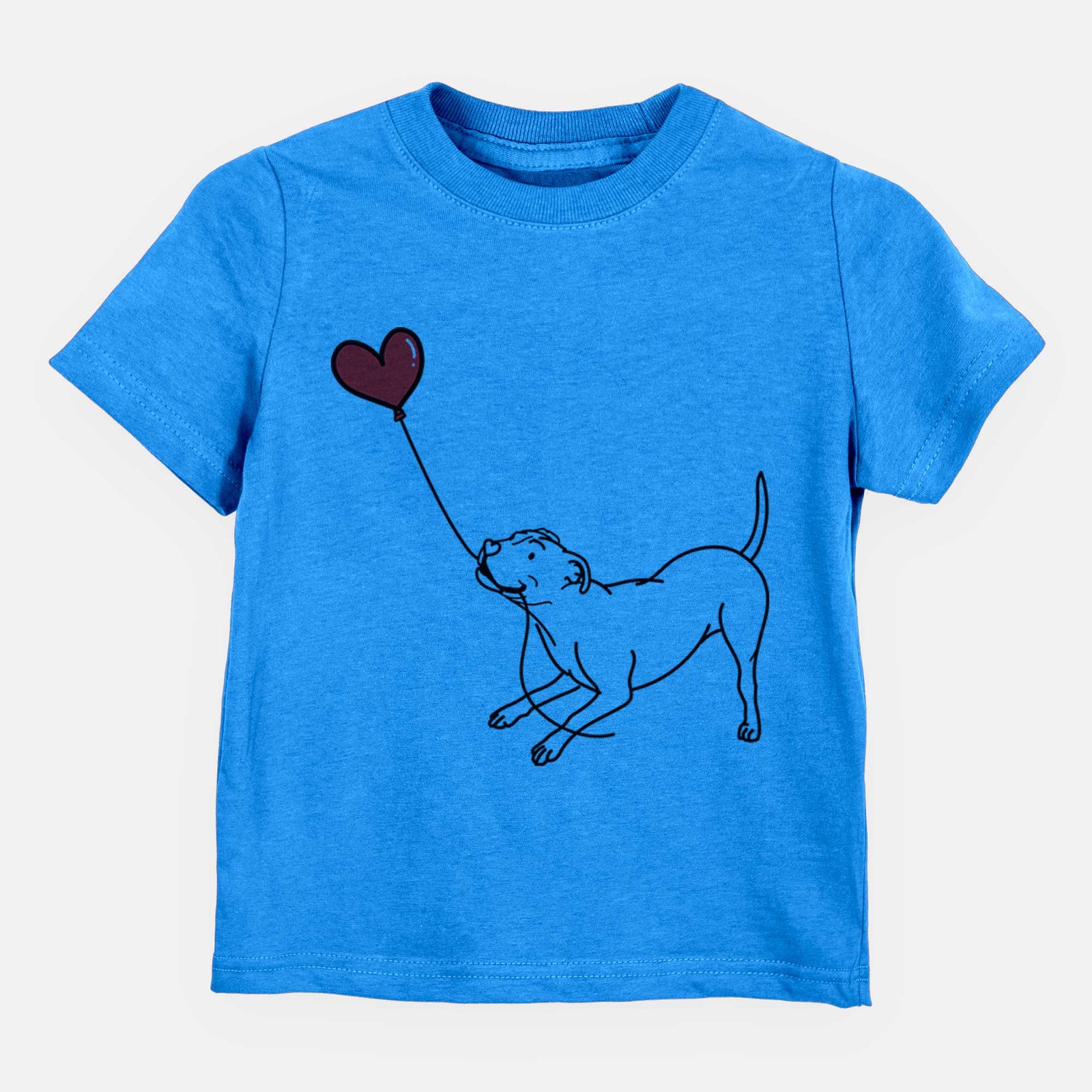 Pitbull Terrier Heart String - Kids/Youth/Toddler Shirt