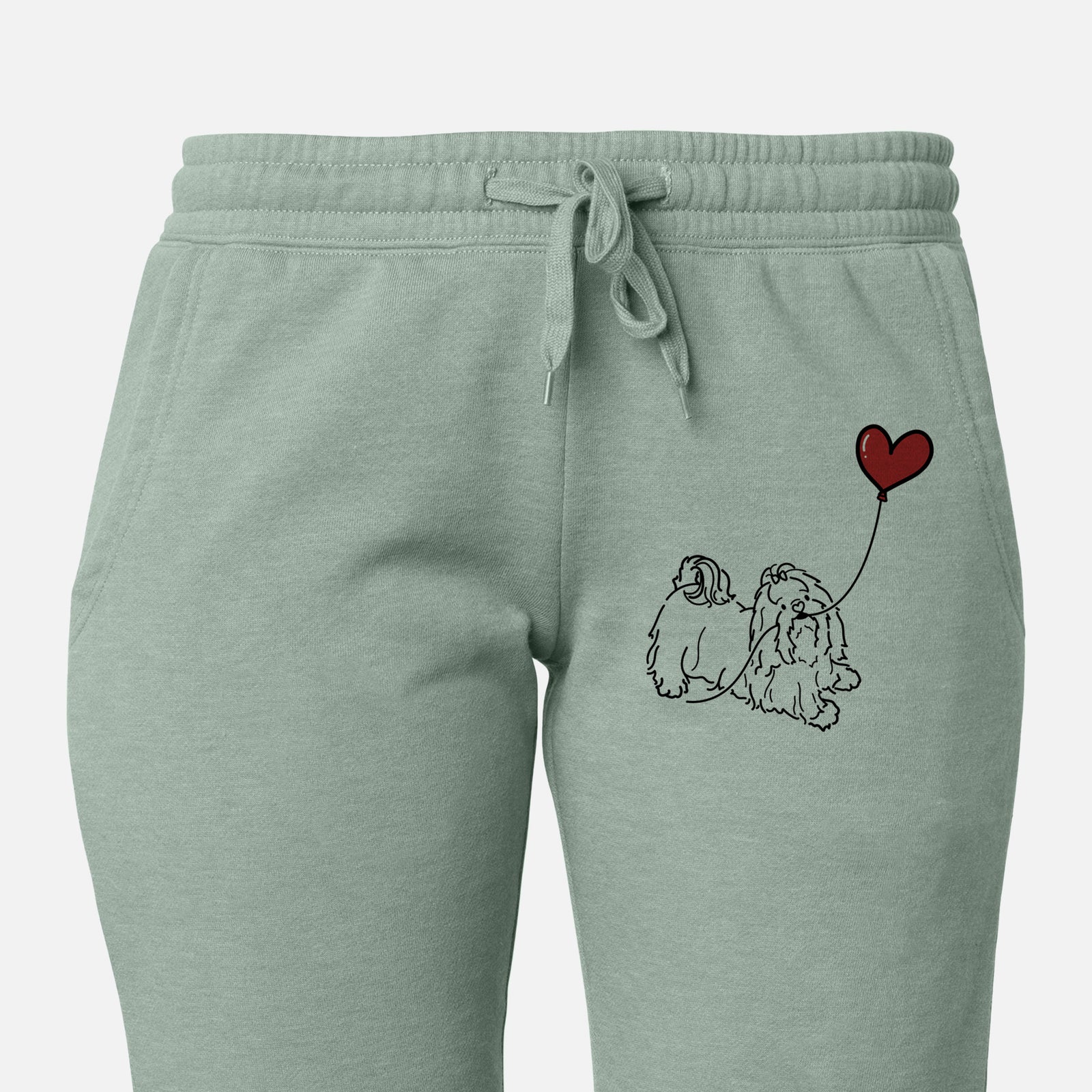 Shih Tzu Heart String - Women's Cali Wave Joggers