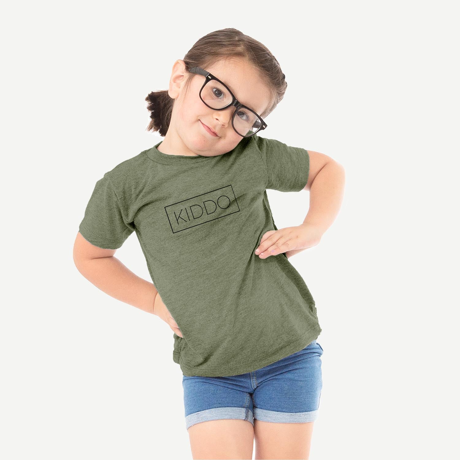 'Kiddo Boxed' design on an All Kids kids' shirt