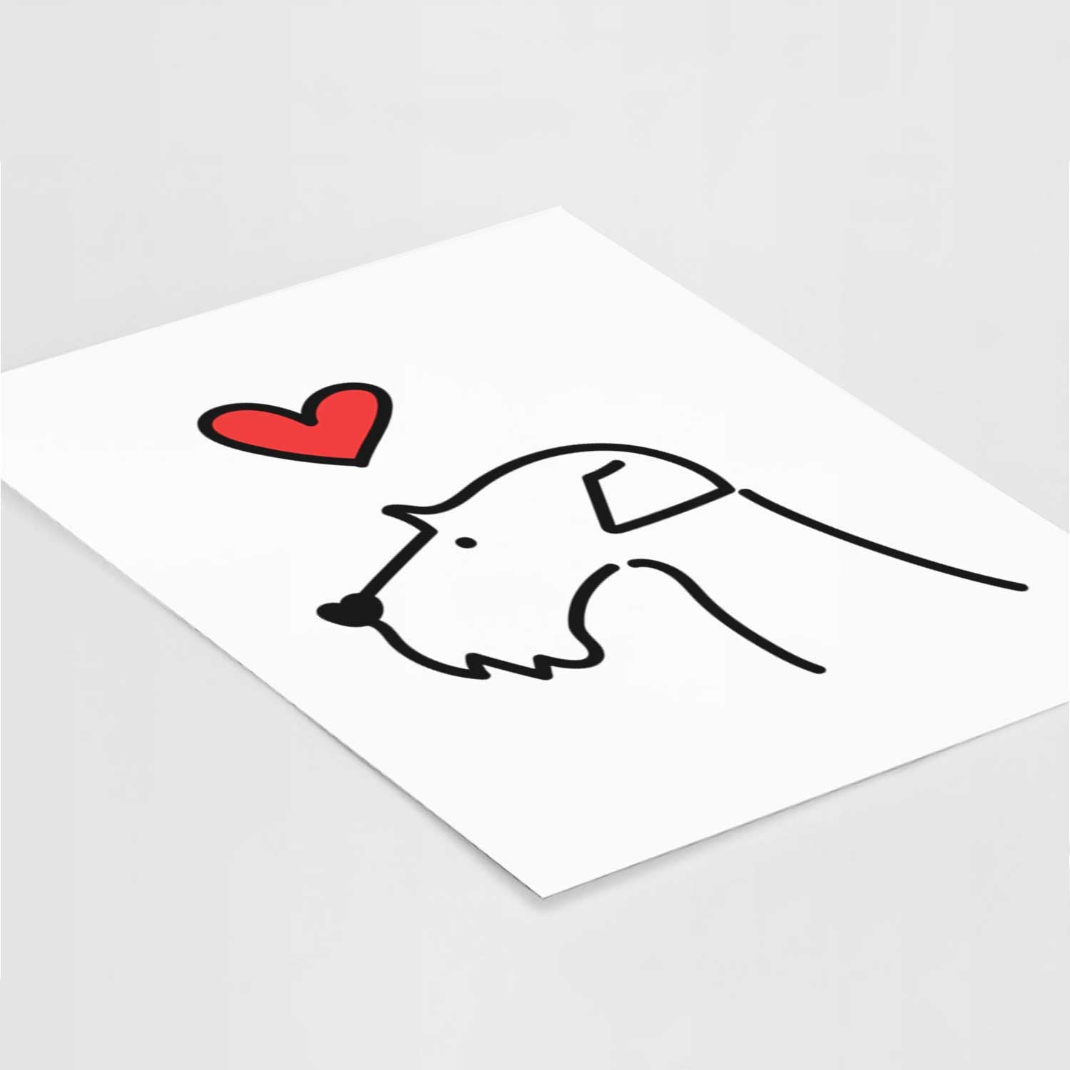 Love Always Airedale Terrier Art Print