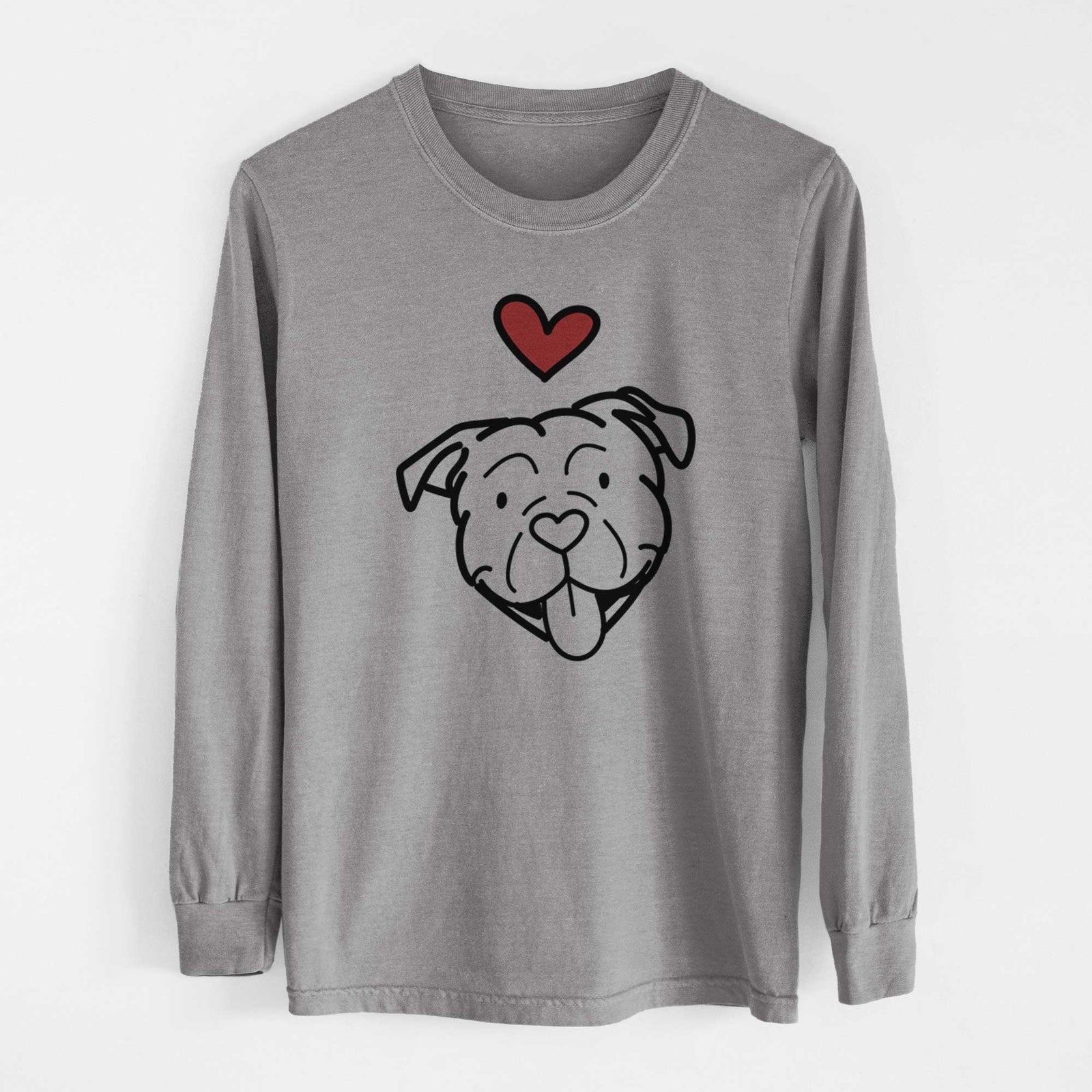 Love Always American Bulldog - Heavyweight 100% Cotton Long Sleeve