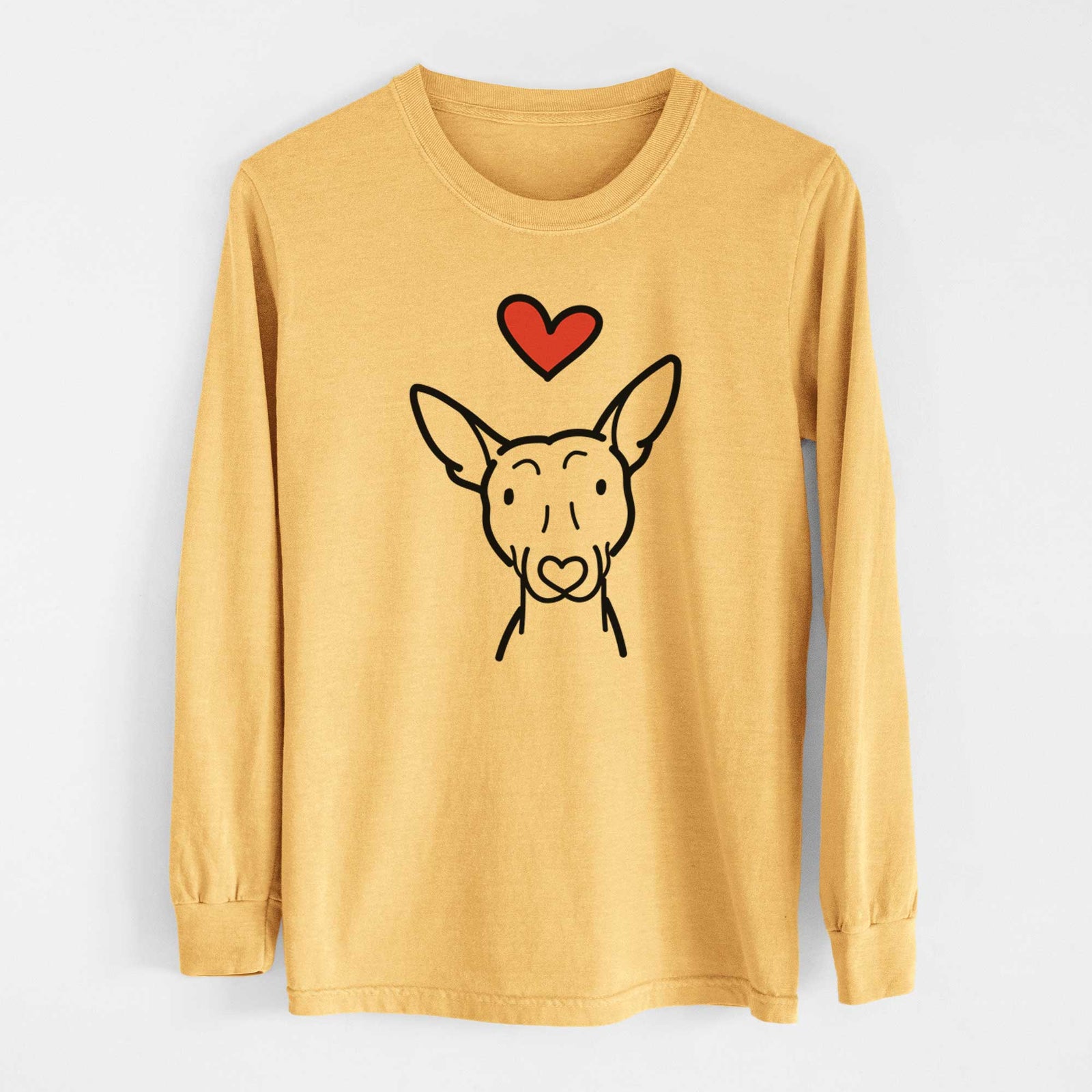 Love Always American Hairless Terrier - Heavyweight 100% Cotton Long Sleeve
