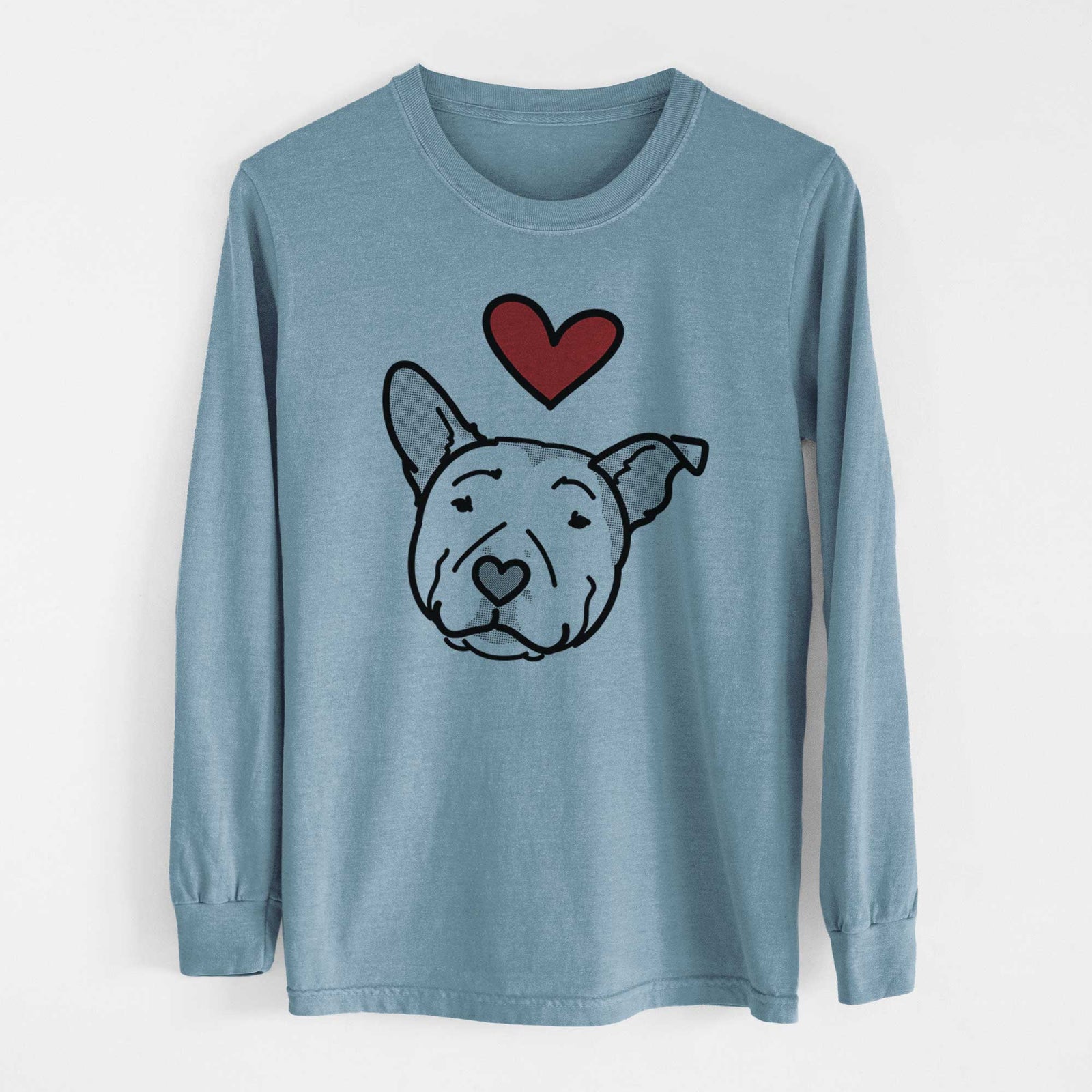 Love Always Pitbull - Archer - Heavyweight 100% Cotton Long Sleeve
