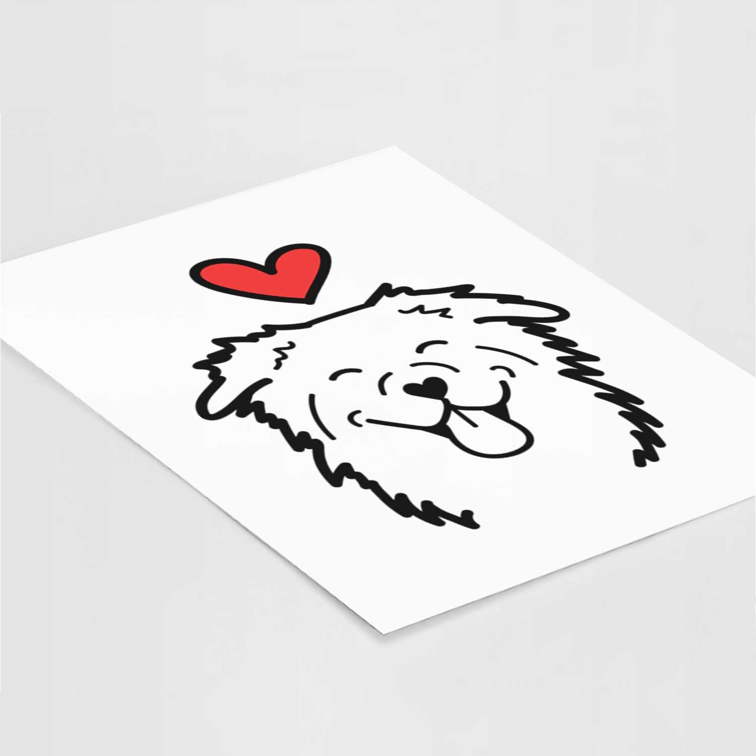 Love Always Australian Shepherd Art Print