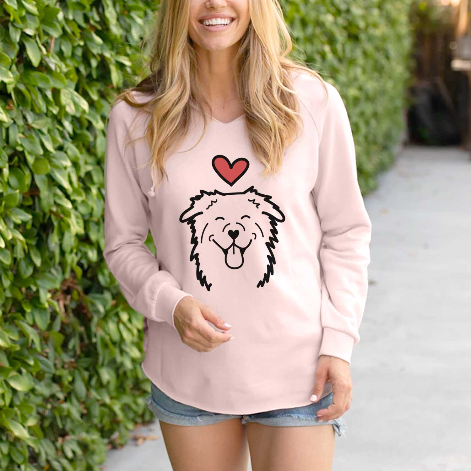 Love Always Australian Shepherd - Cali Wave Hooded Sweatshirt