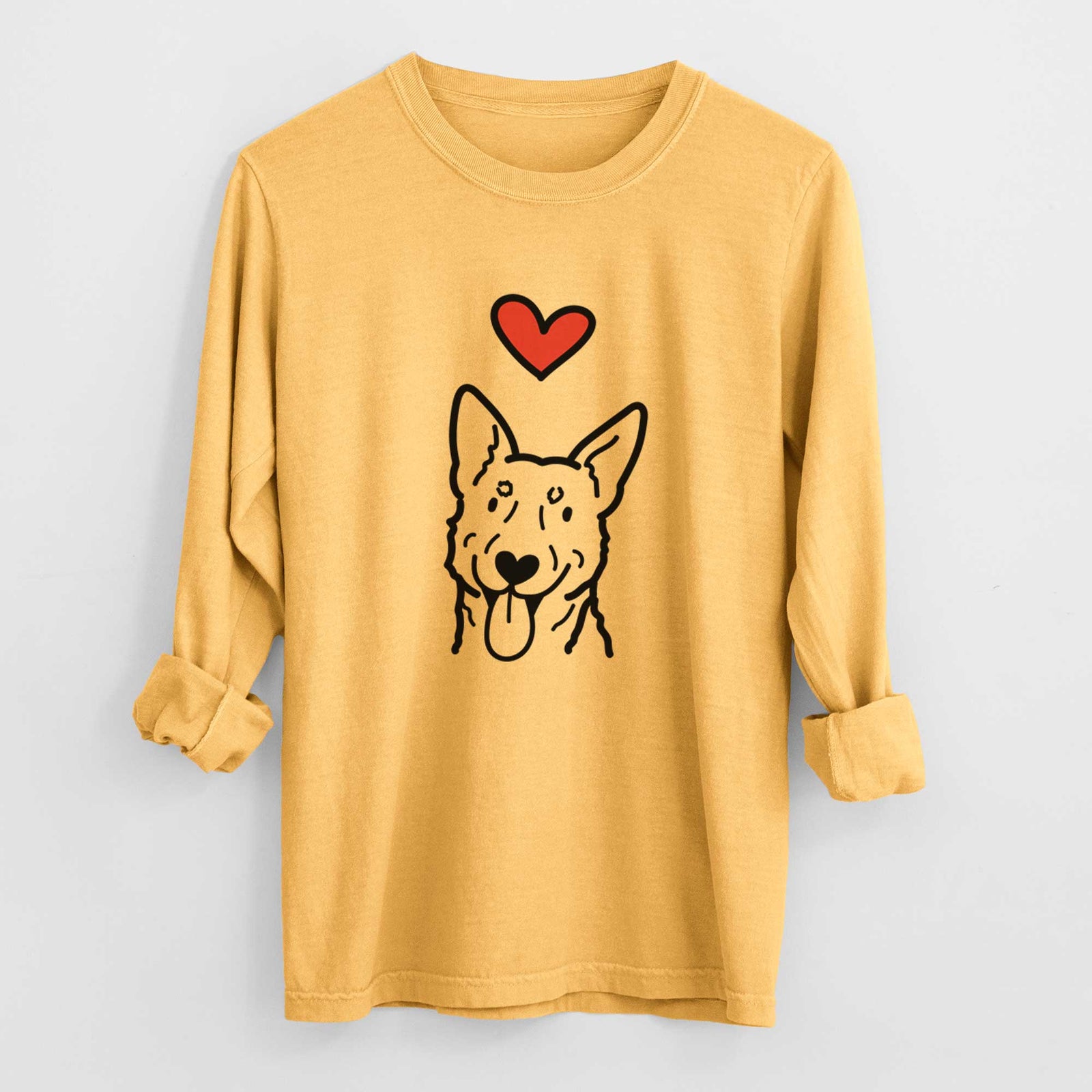 Love Always Australian Cattle Dog - Heavyweight 100% Cotton Long Sleeve