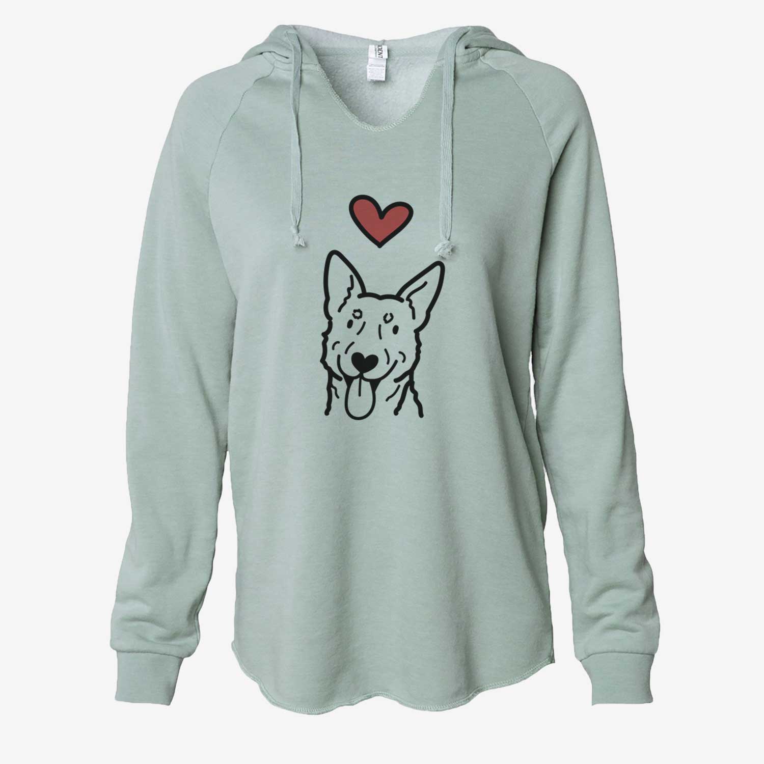 Love Always Australian Cattle Dog - Cali Wave Hooded Sweatshirt
