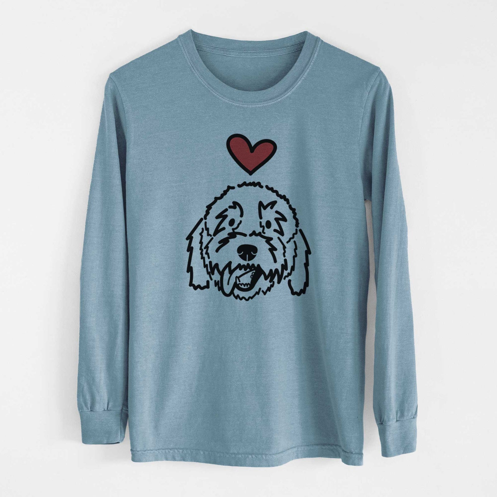Love Always Goldendoodle - Barry - Heavyweight 100% Cotton Long Sleeve