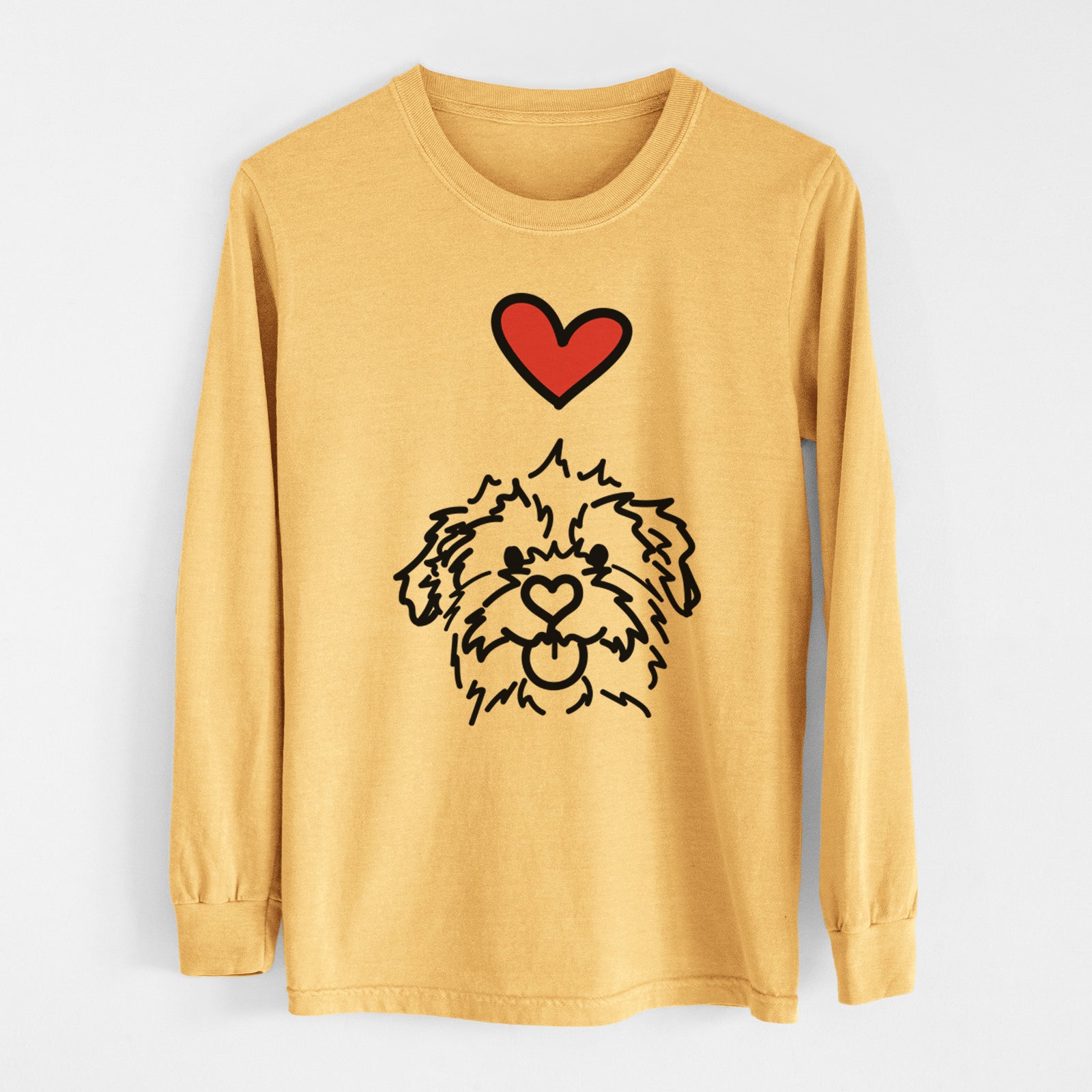 Love Always Mixed Breed - Bea - Heavyweight 100% Cotton Long Sleeve