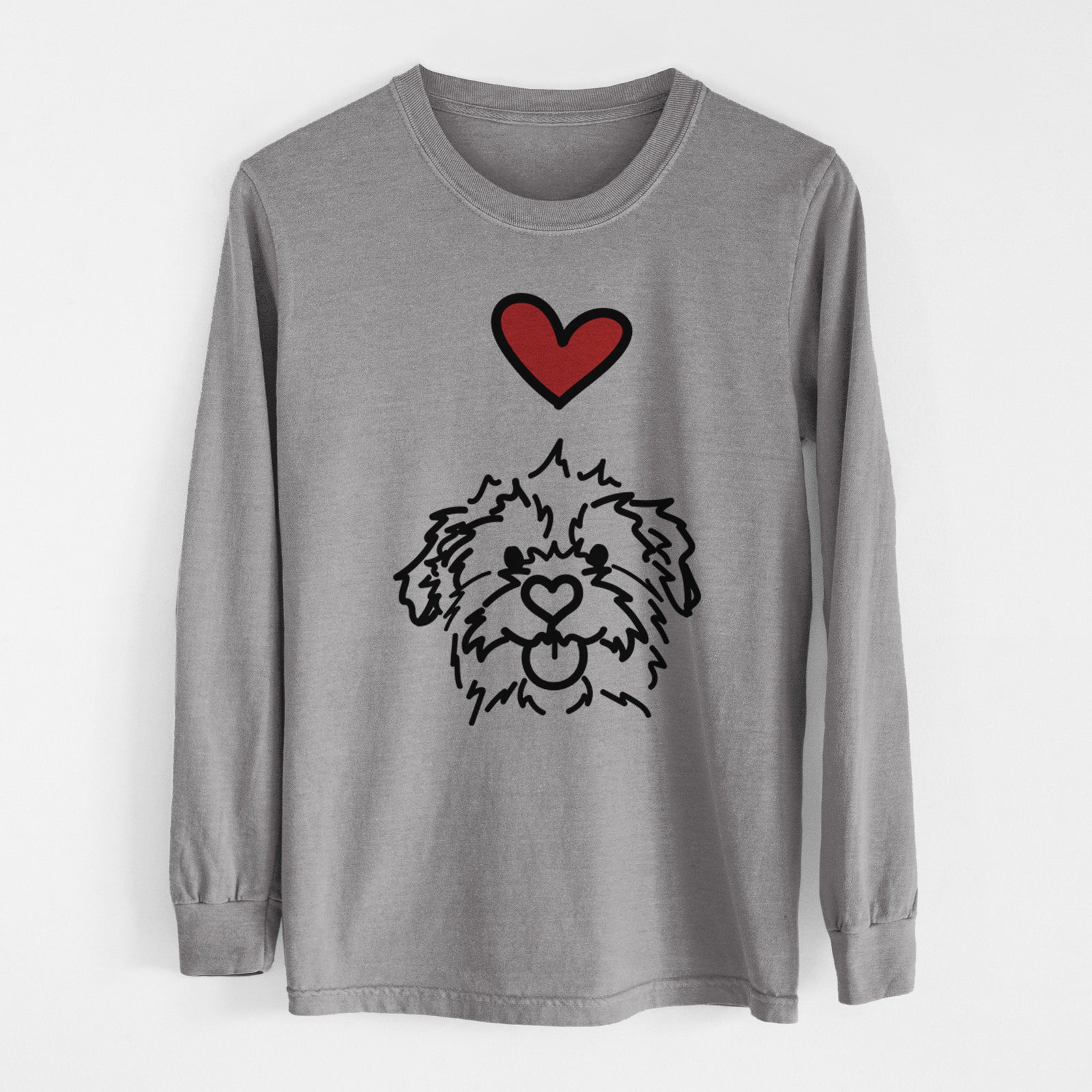 Love Always Mixed Breed - Bea - Heavyweight 100% Cotton Long Sleeve