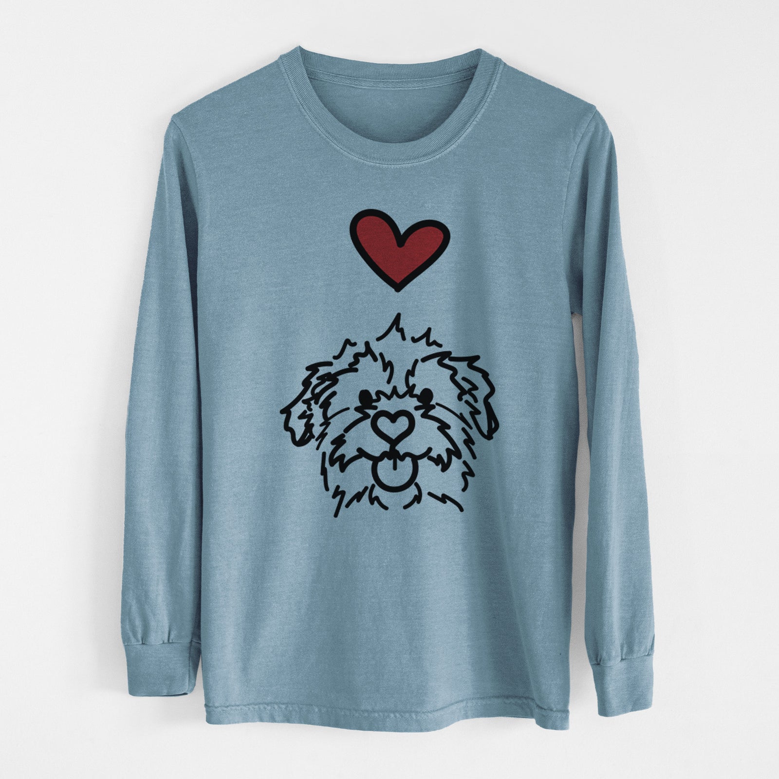 Love Always Mixed Breed - Bea - Heavyweight 100% Cotton Long Sleeve