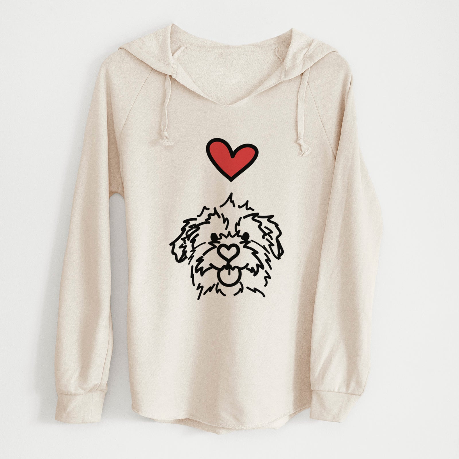 Love Always Mixed Breed - Bea - Cali Wave Hooded Sweatshirt