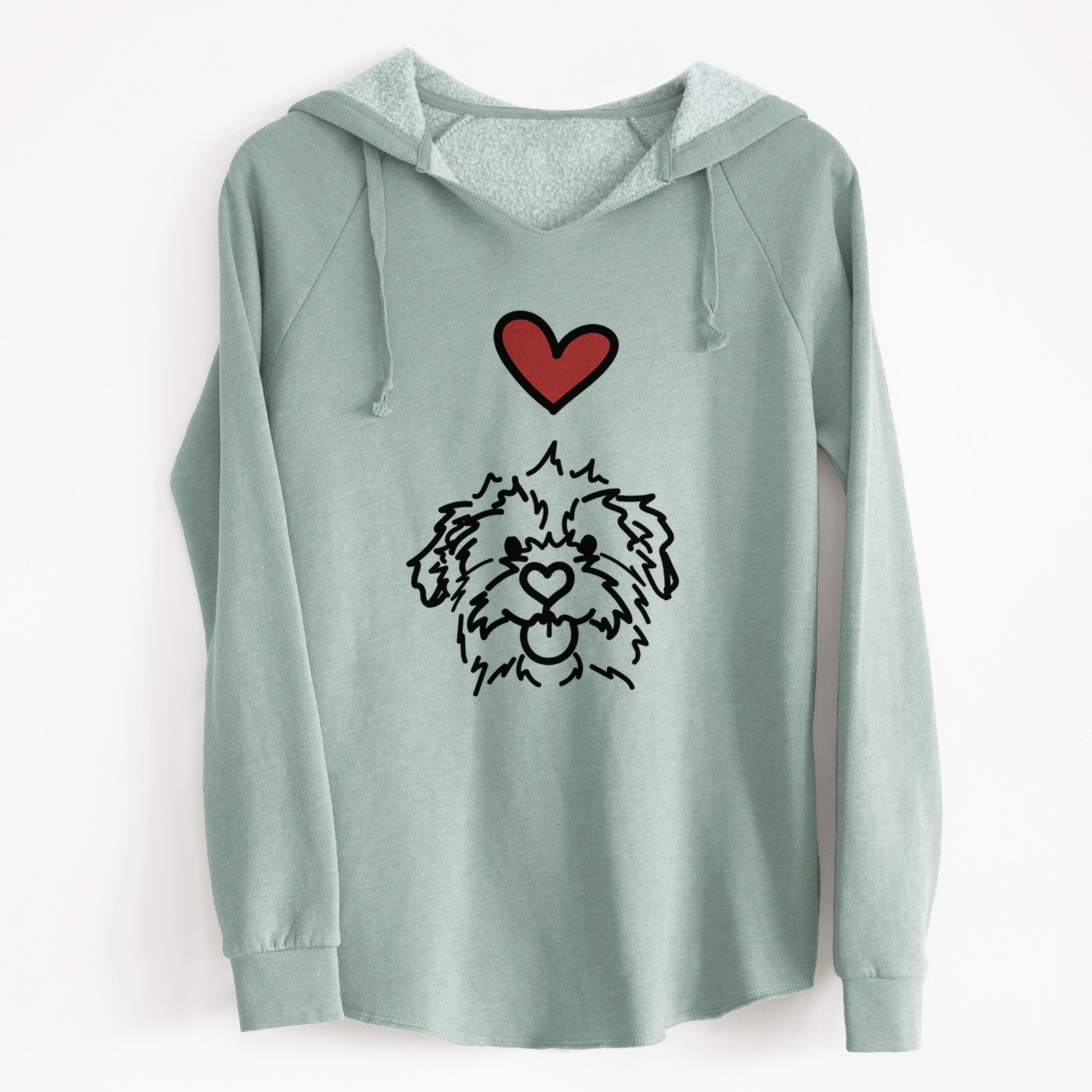 Love Always Mixed Breed - Bea - Cali Wave Hooded Sweatshirt