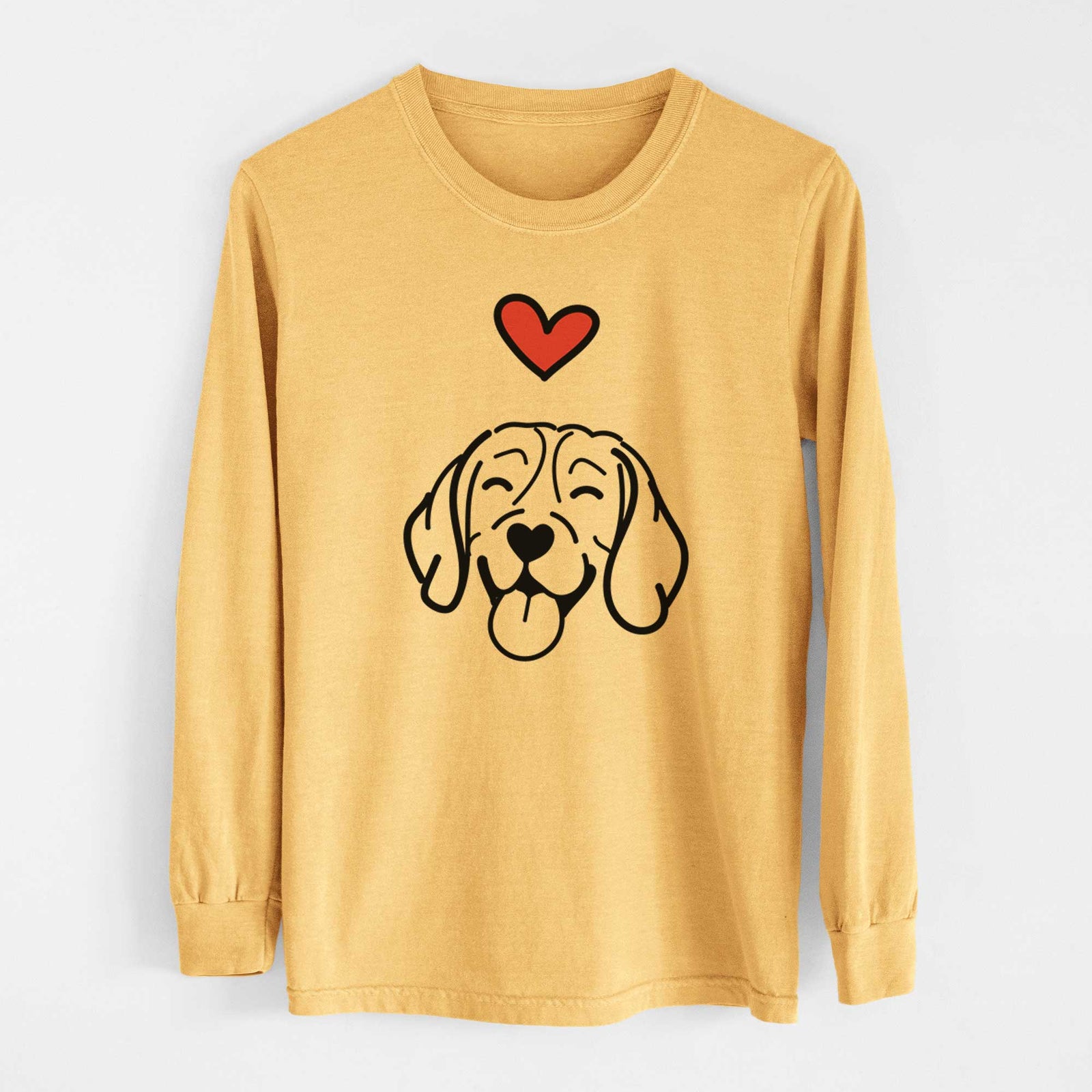 Love Always Beagle - Heavyweight 100% Cotton Long Sleeve