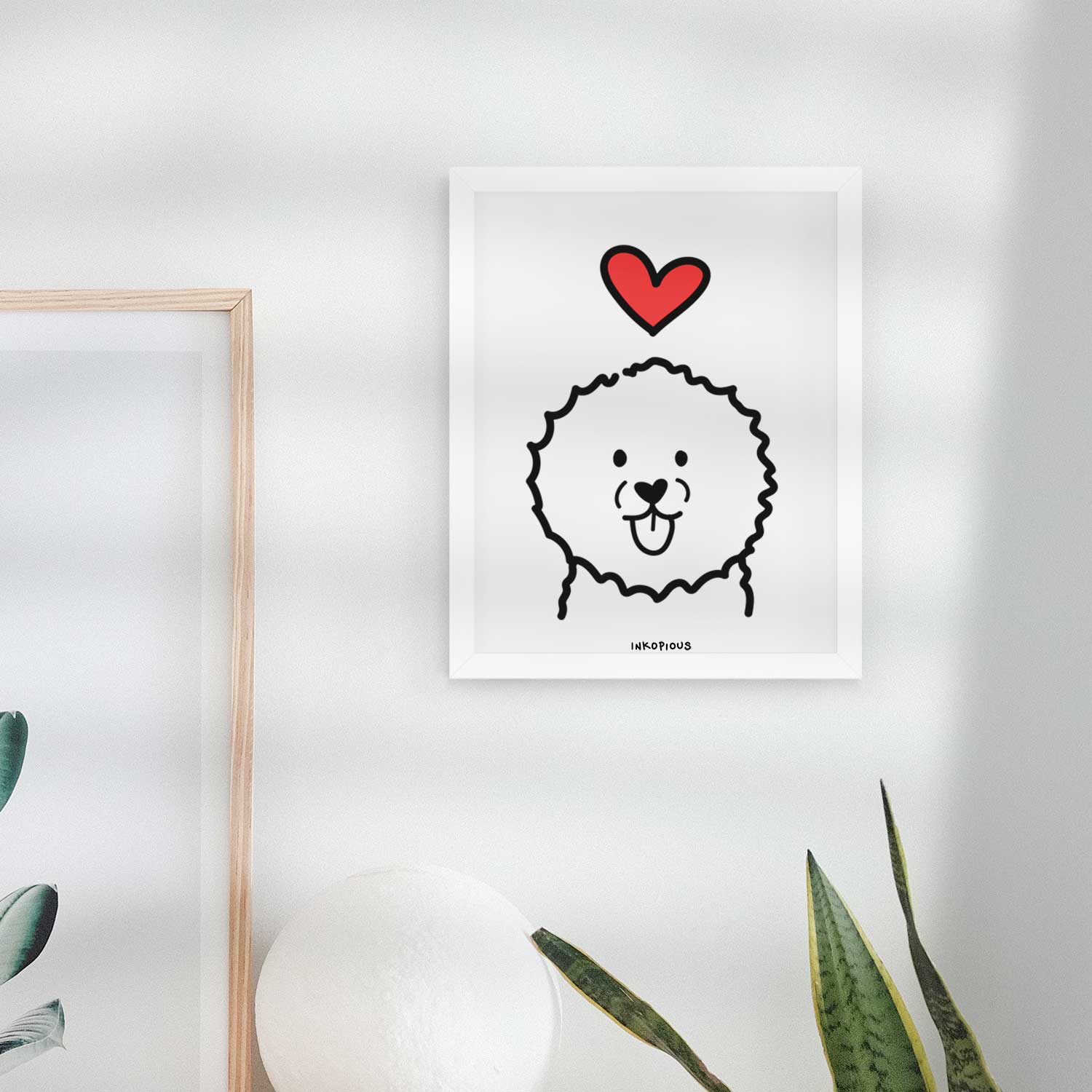 Love Always Bichon Frise Art Print