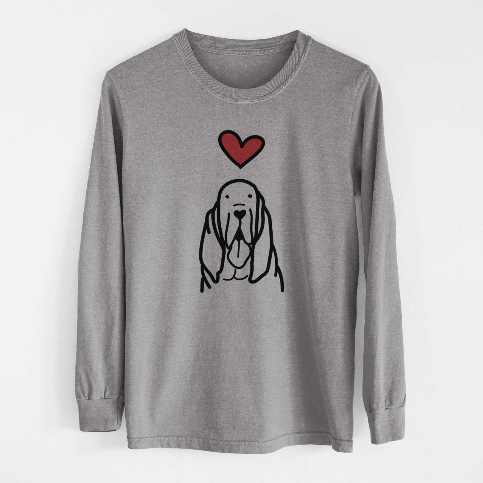 Love Always Bloodhound - Heavyweight 100% Cotton Long Sleeve