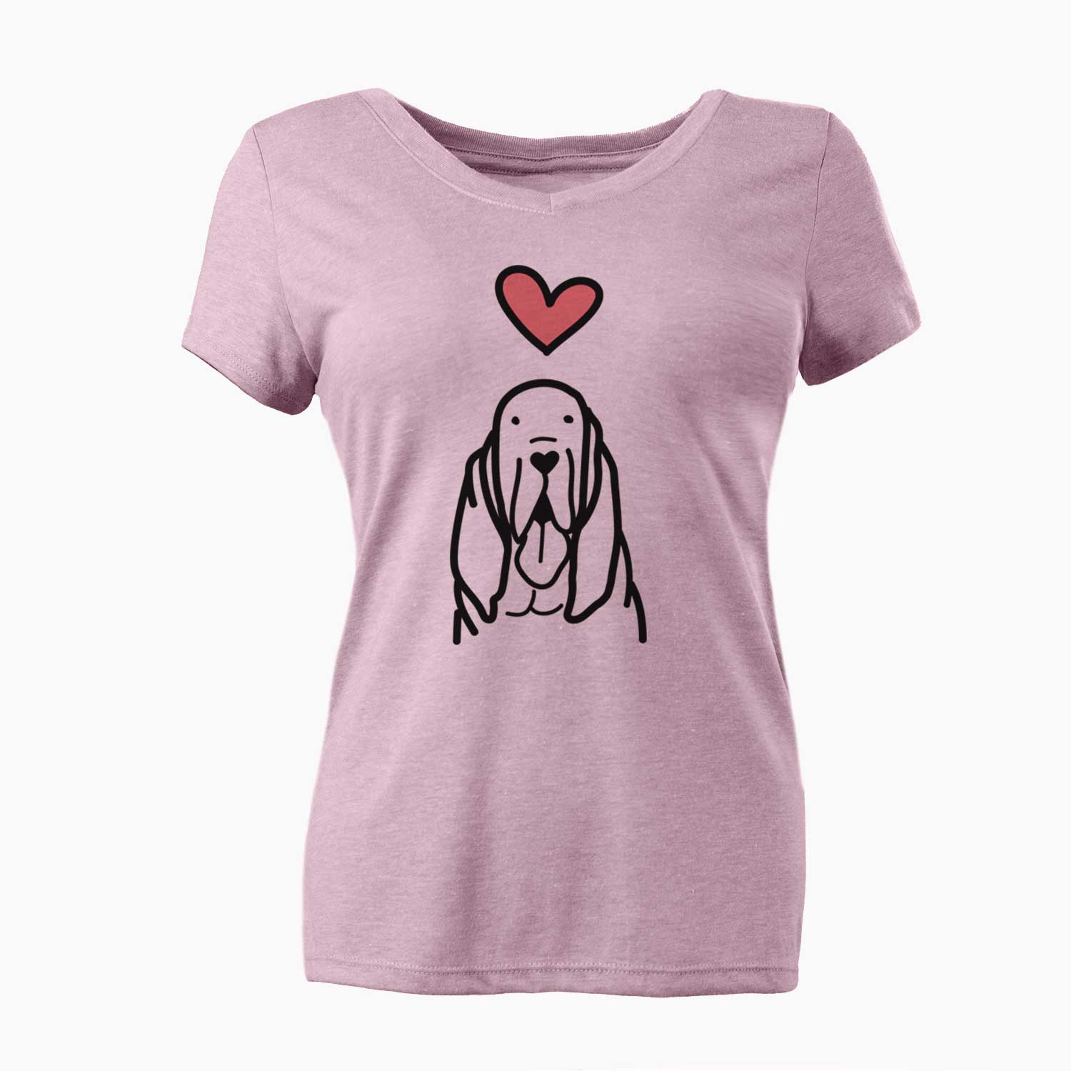 Love Always Bloodhound - Women's V-neck Shirt