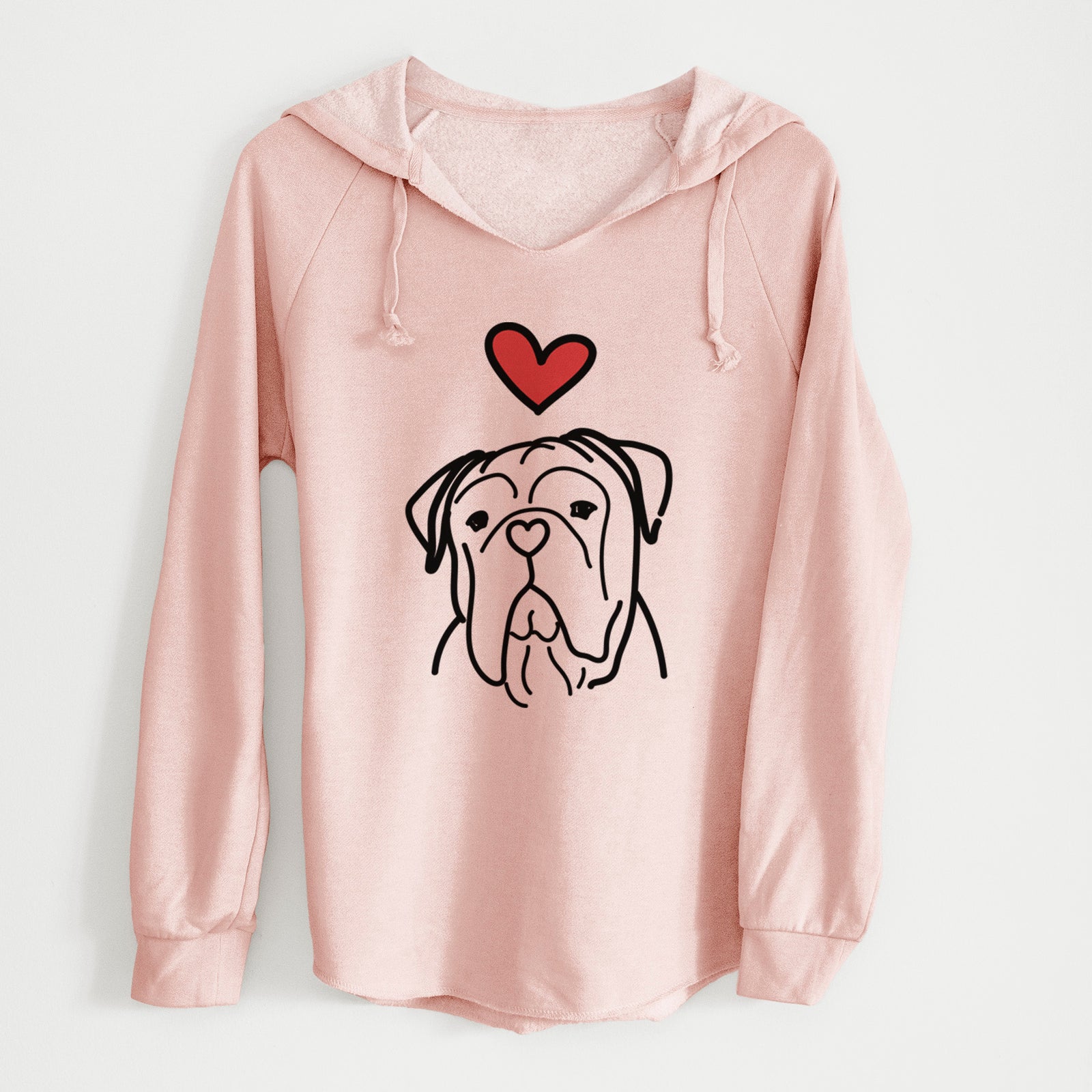 Love Always Vivian the Bull Mastiff - Cali Wave Hooded Sweatshirt