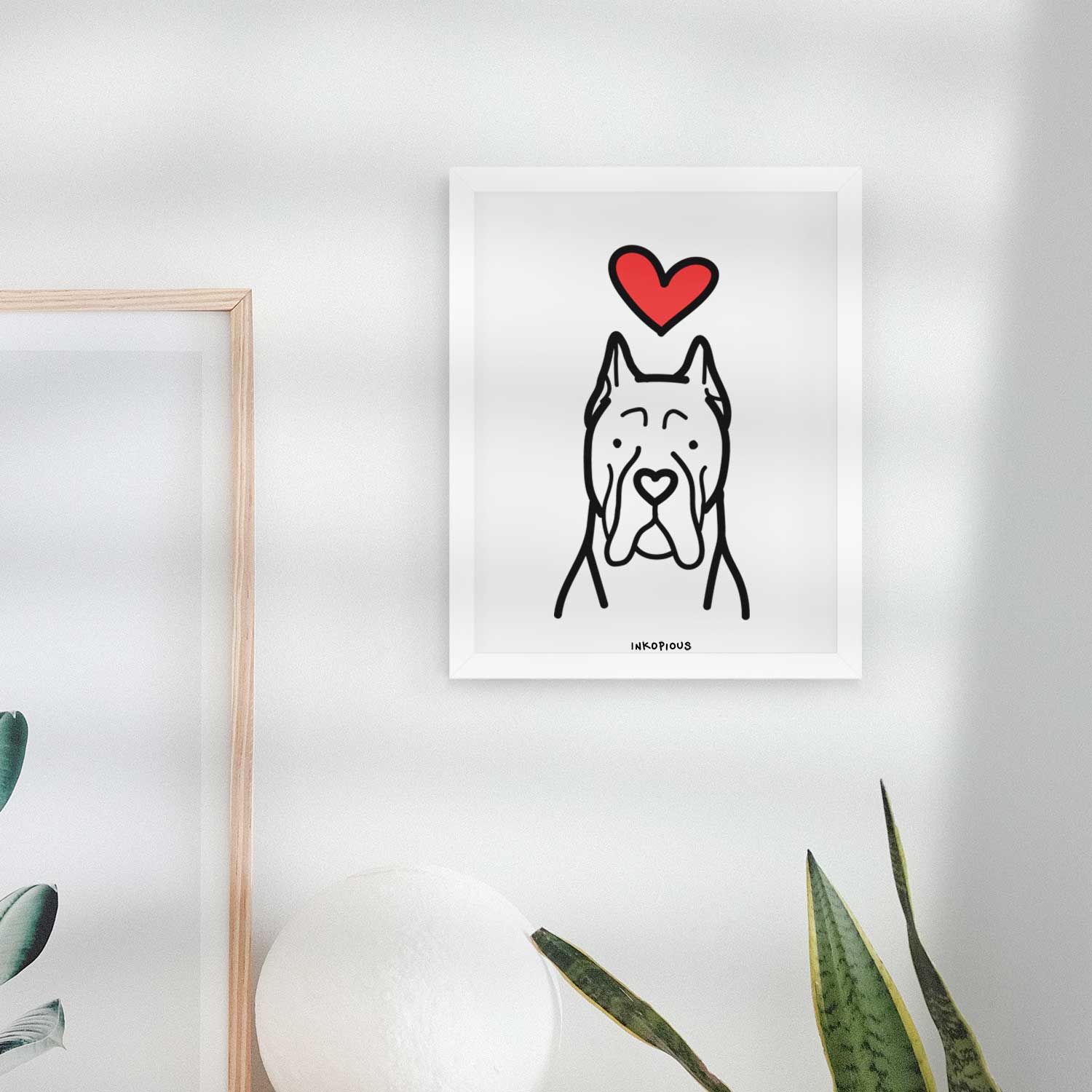 Love Always CaneCorso Art Print