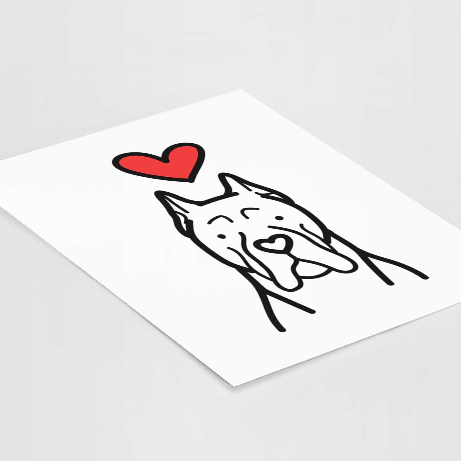 Love Always CaneCorso Art Print