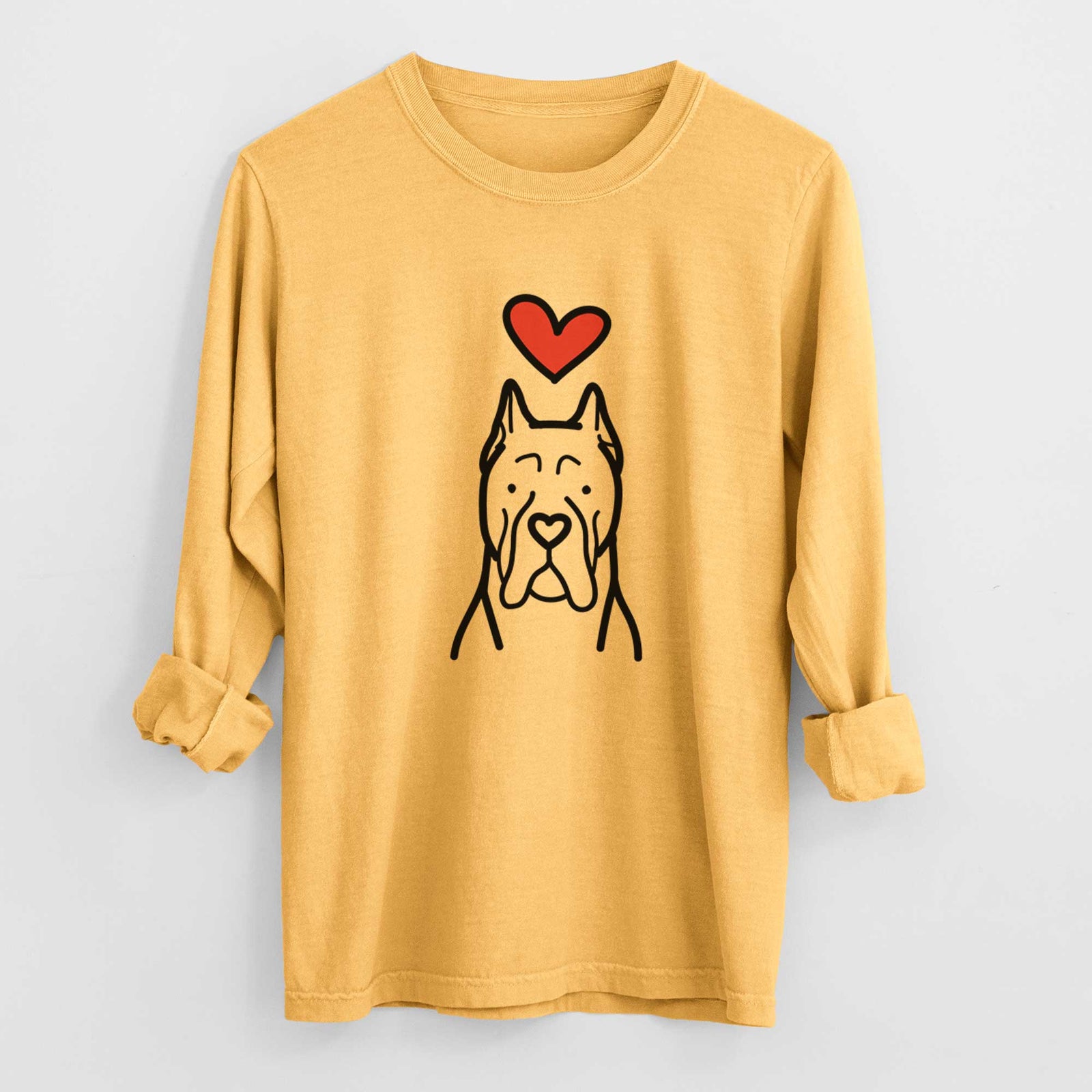 Love Always CaneCorso - Heavyweight 100% Cotton Long Sleeve