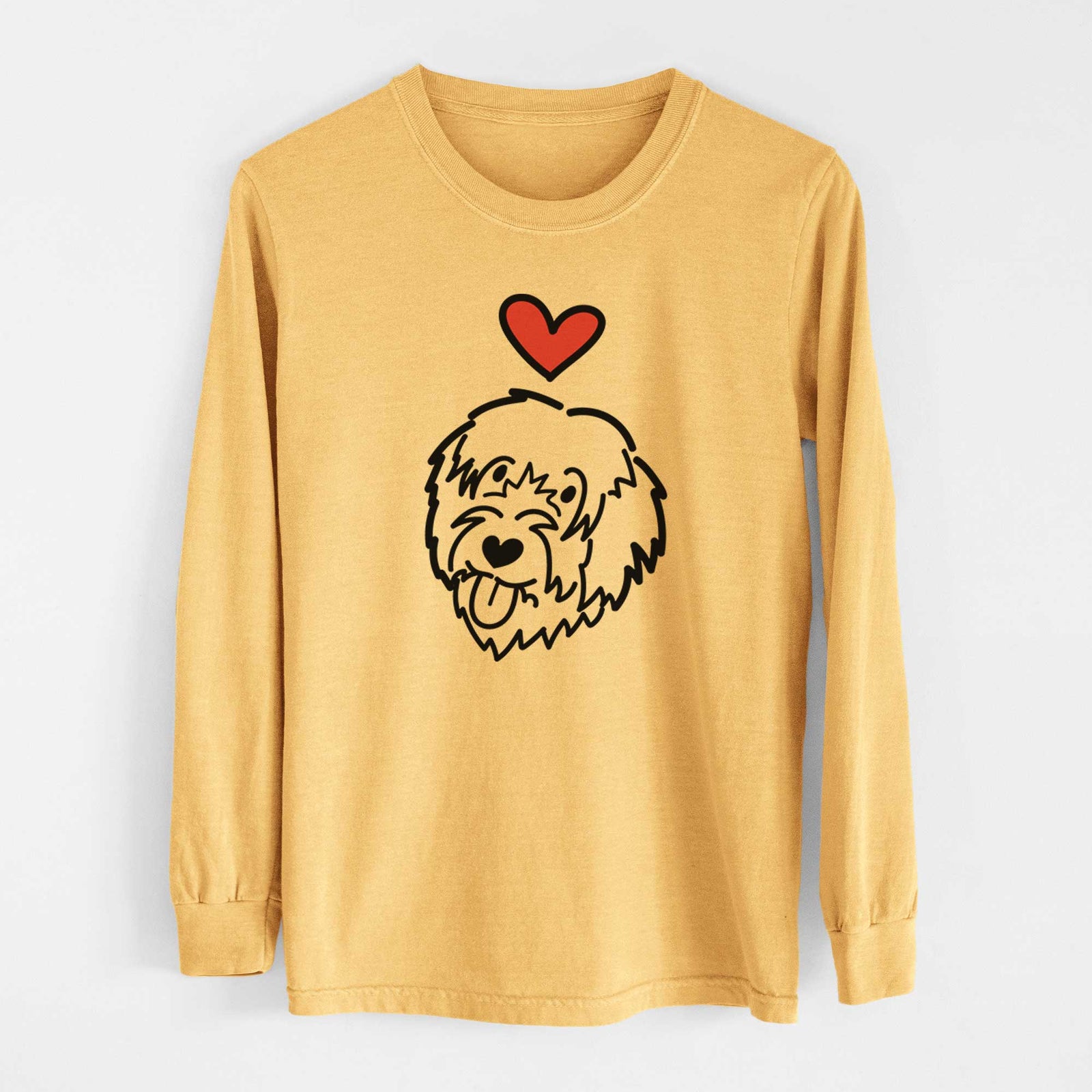 Love Always Catalan Sheepdog - Heavyweight 100% Cotton Long Sleeve