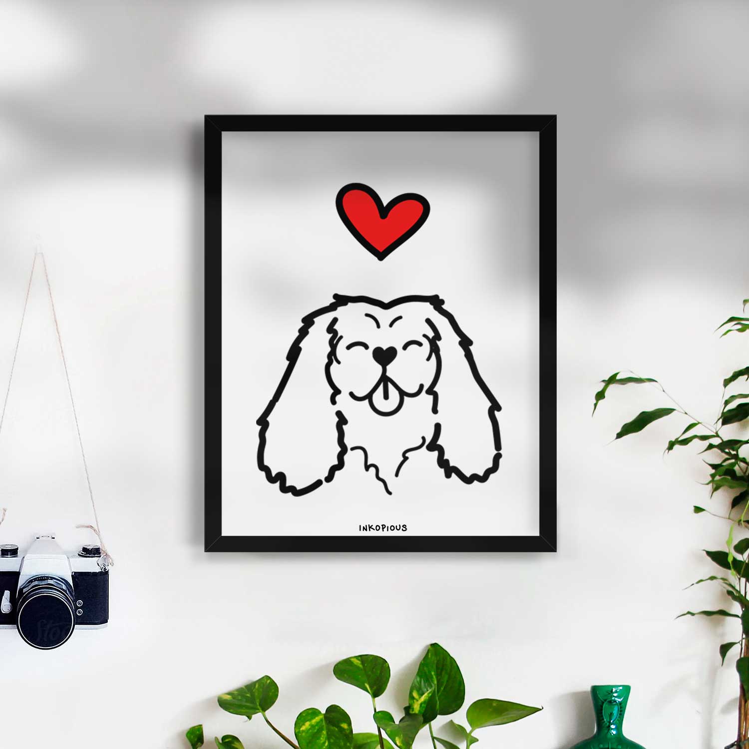 Love Always Cavalier King Charles Spaniel Art Print