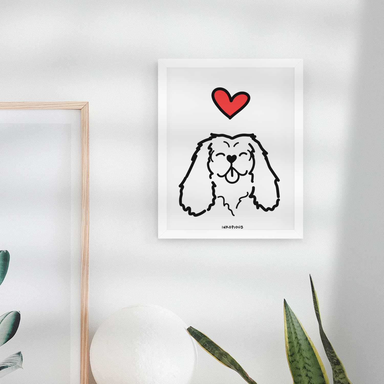 Love Always Cavalier King Charles Spaniel Art Print
