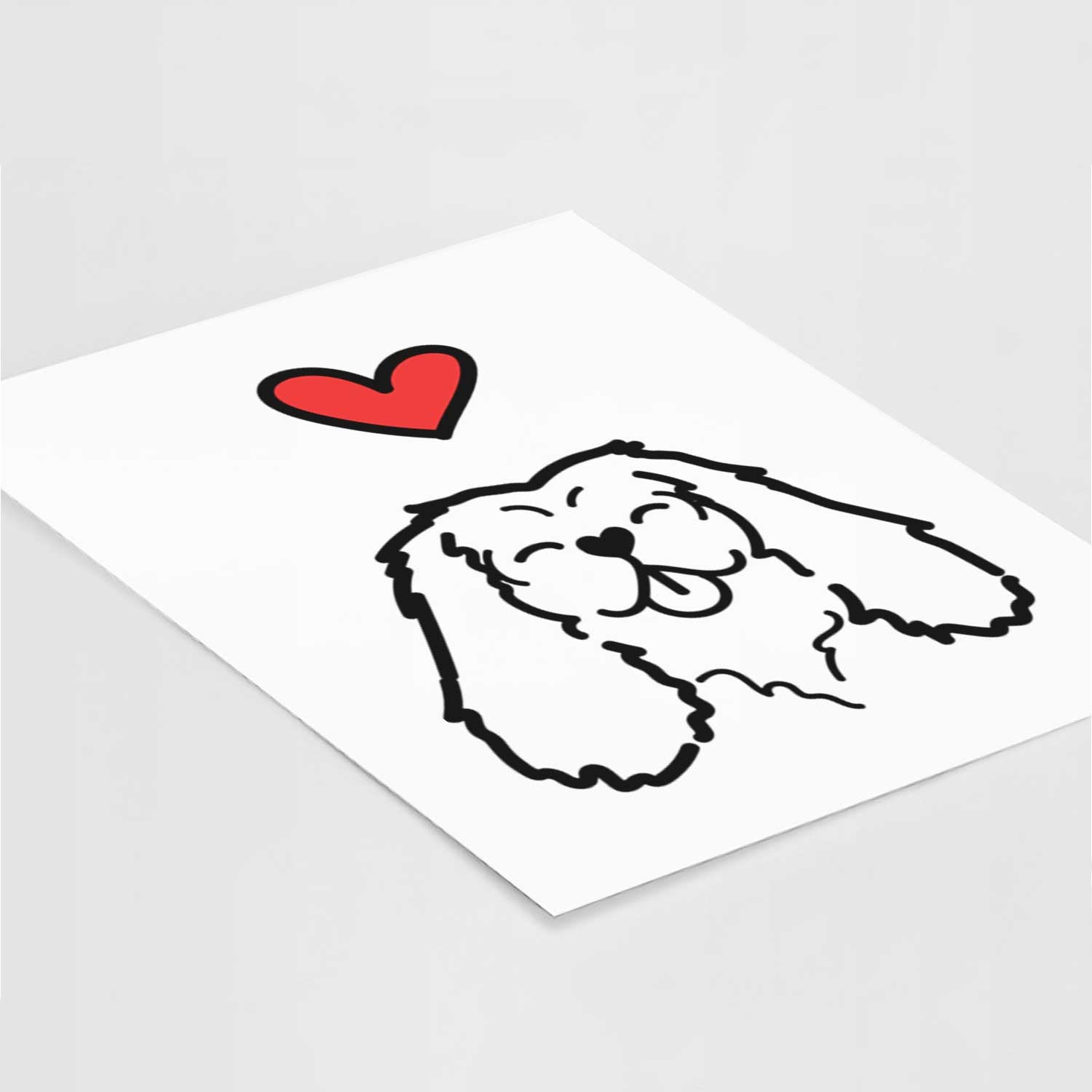 Love Always Cavalier King Charles Spaniel Art Print