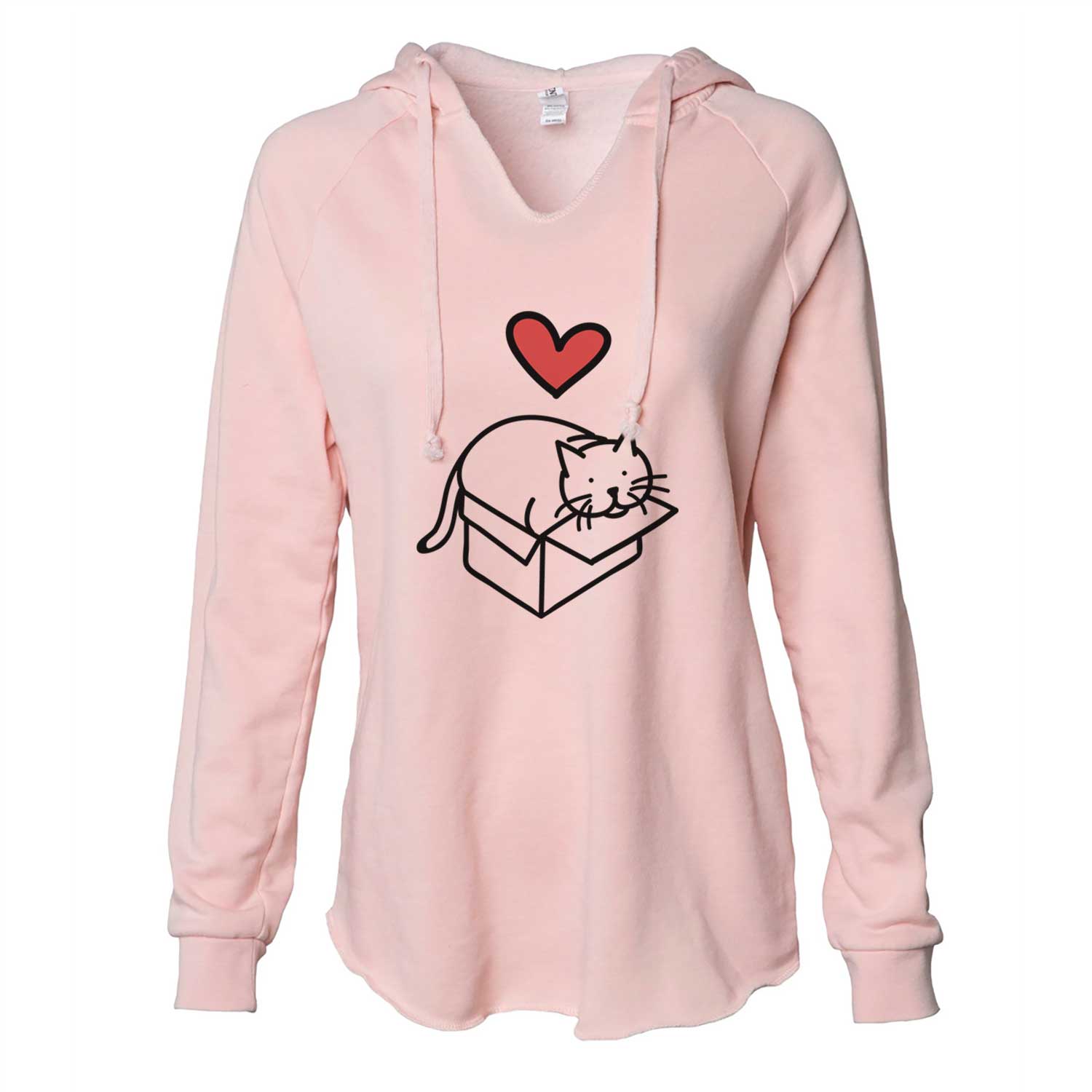Love Always Cat in a Box - Charlie - Cali Wave Hooded Sweatshirt