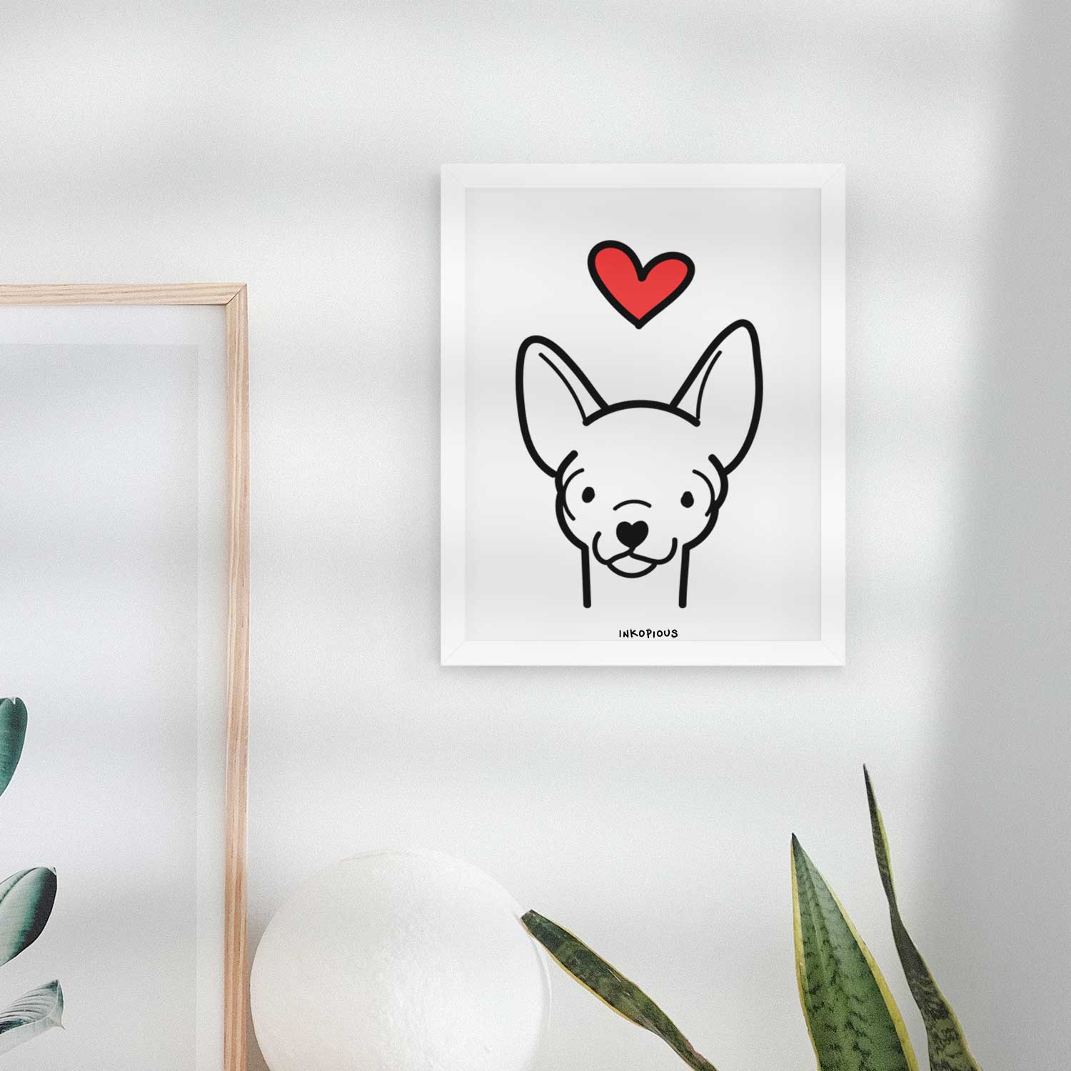 Love Always Chihuahua Art Print